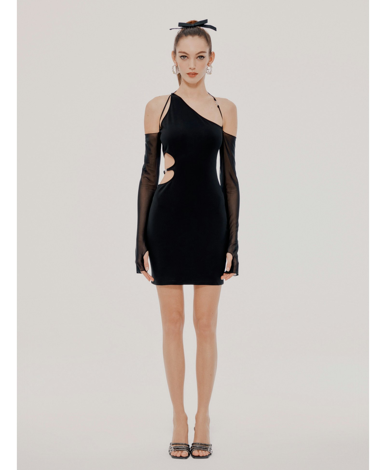 Black Rosana Dress (Final Sale) in Black made by Nana Jacqueline