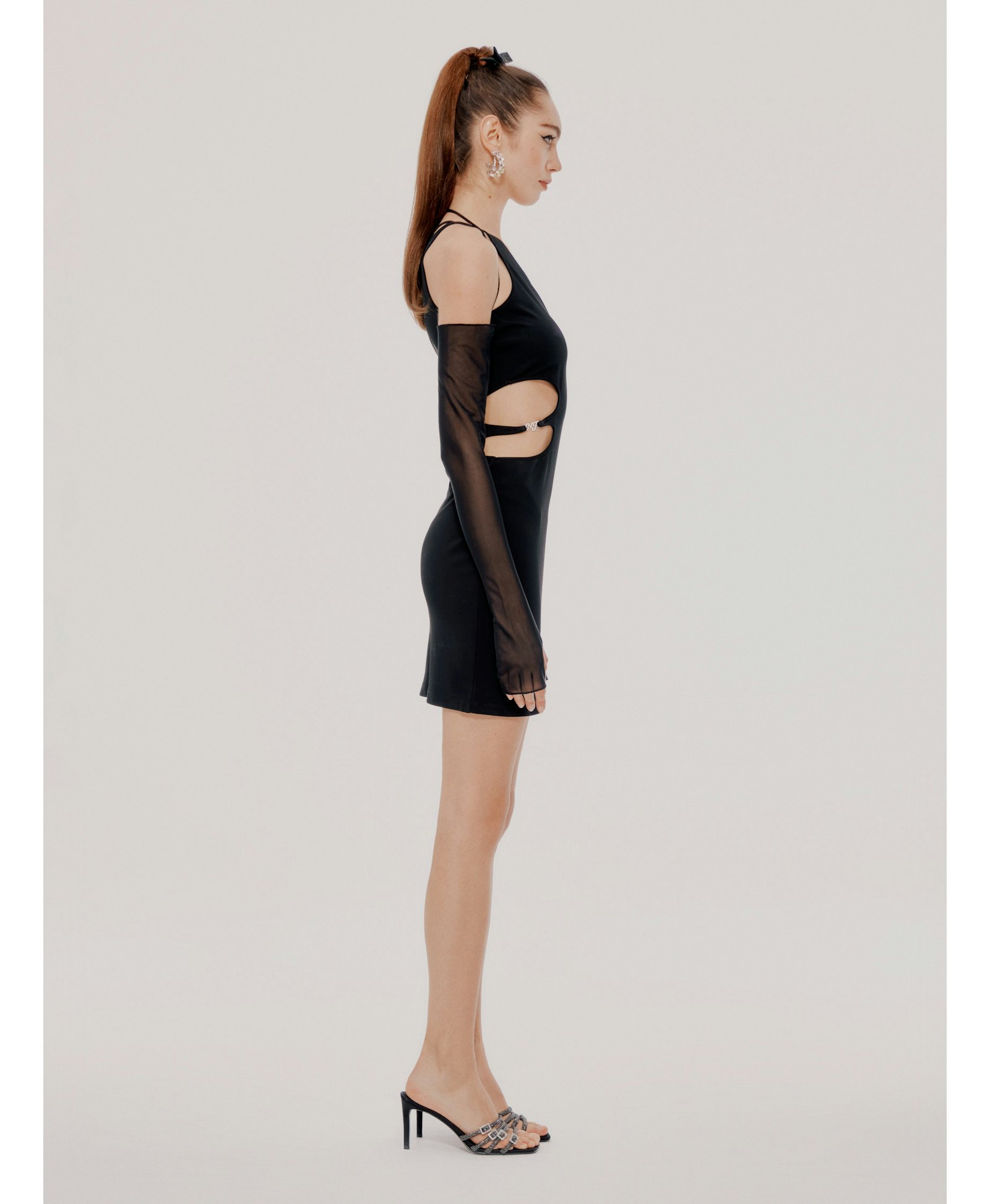 Black Rosana Dress (Final Sale) in Black made by Nana Jacqueline