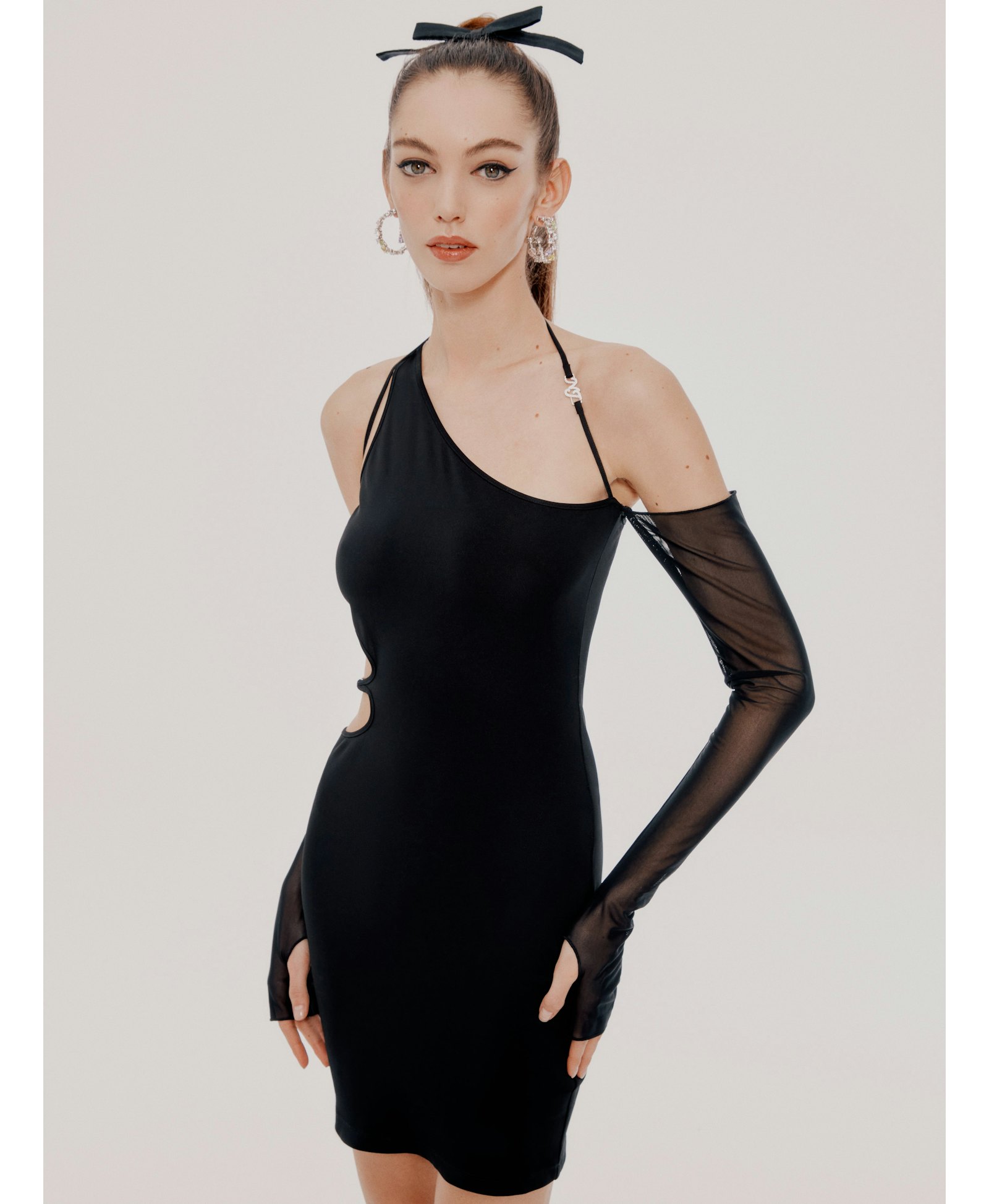 Black Rosana Dress (Final Sale) in Black made by Nana Jacqueline