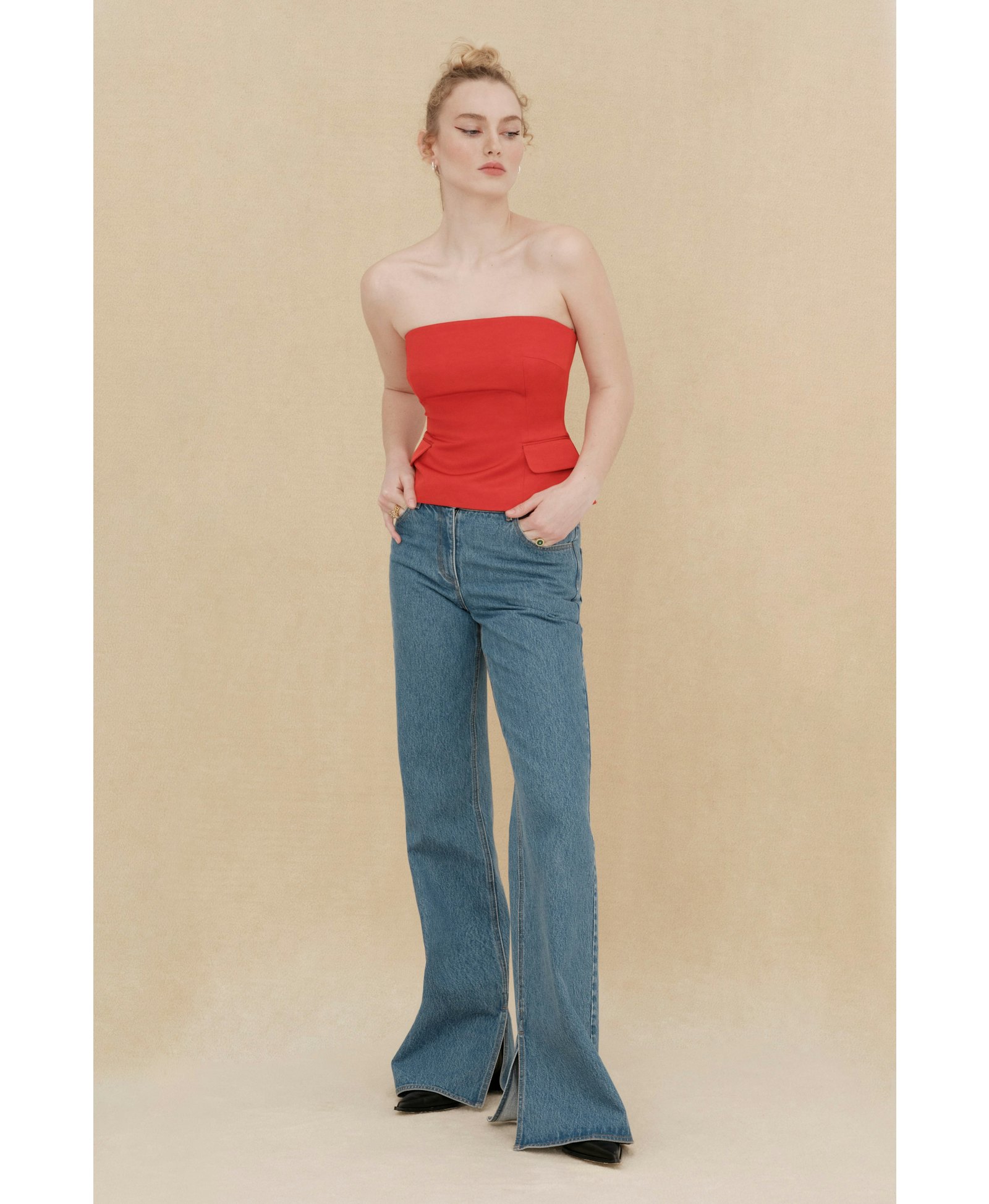 JESSI TOP RED made by Occleus