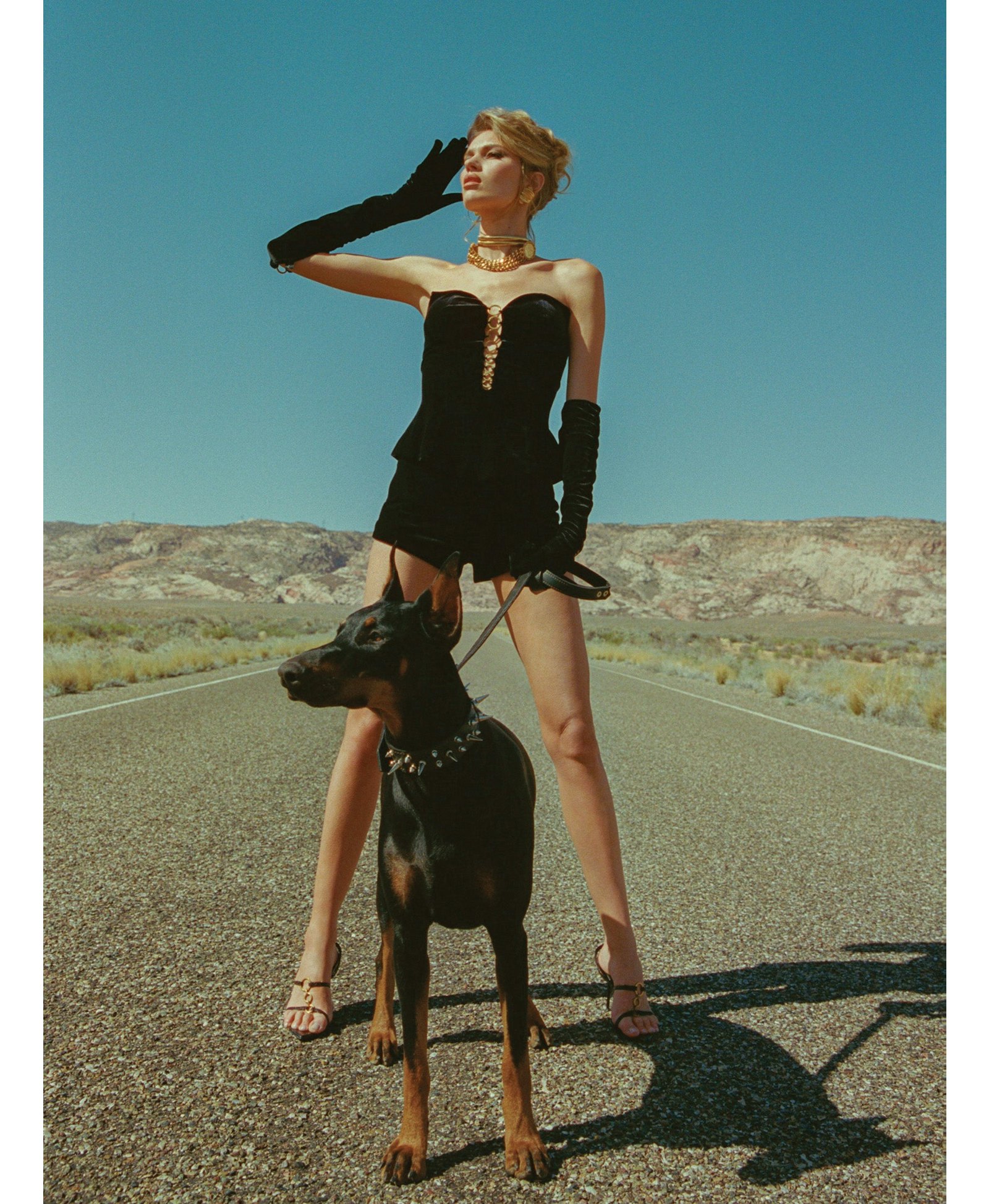 Sahara Velvet Shorts (Final Sale) in Black made by Nana Jacqueline