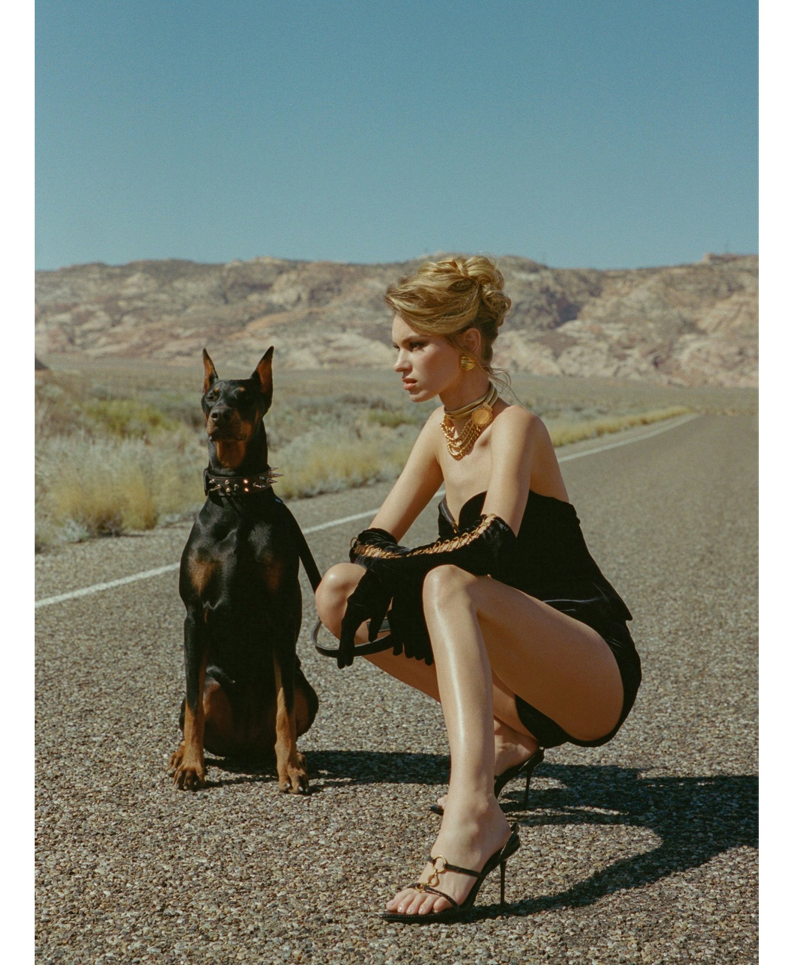 Sahara Velvet Shorts (Final Sale) in Black made by Nana Jacqueline