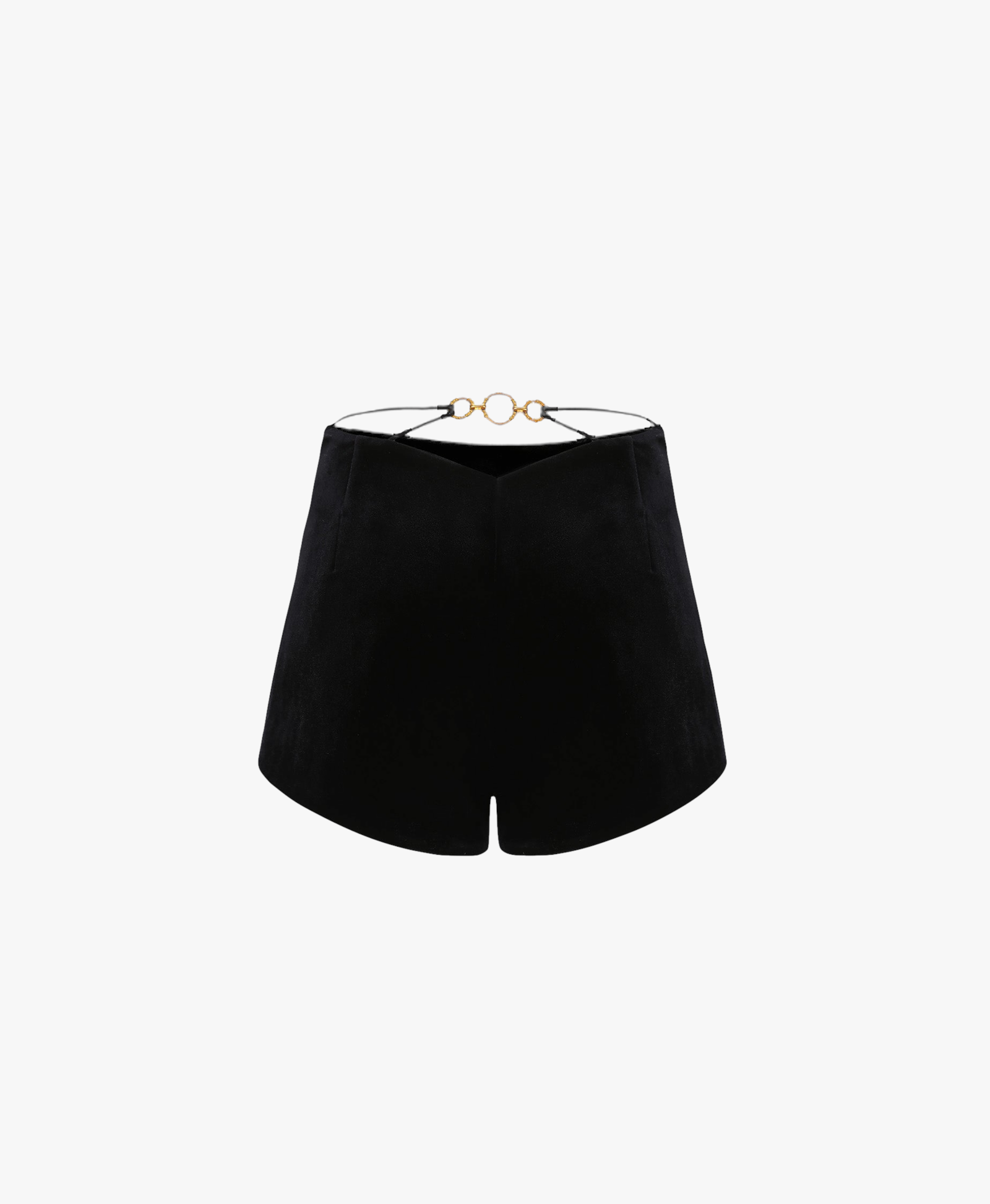 Sahara Velvet Shorts (Final Sale) in Black made by Nana Jacqueline