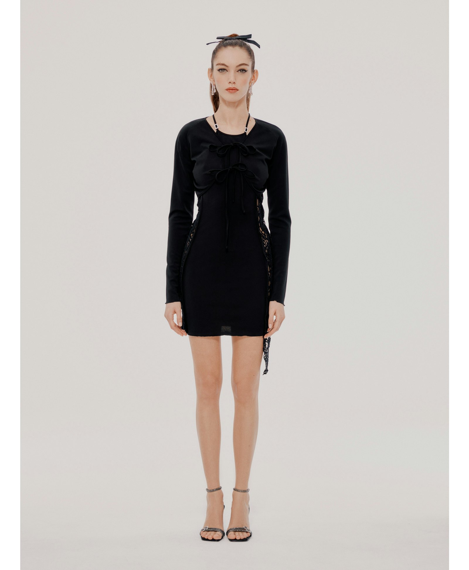 Black Sade Dress (Final Sale) in Black made by Nana Jacqueline