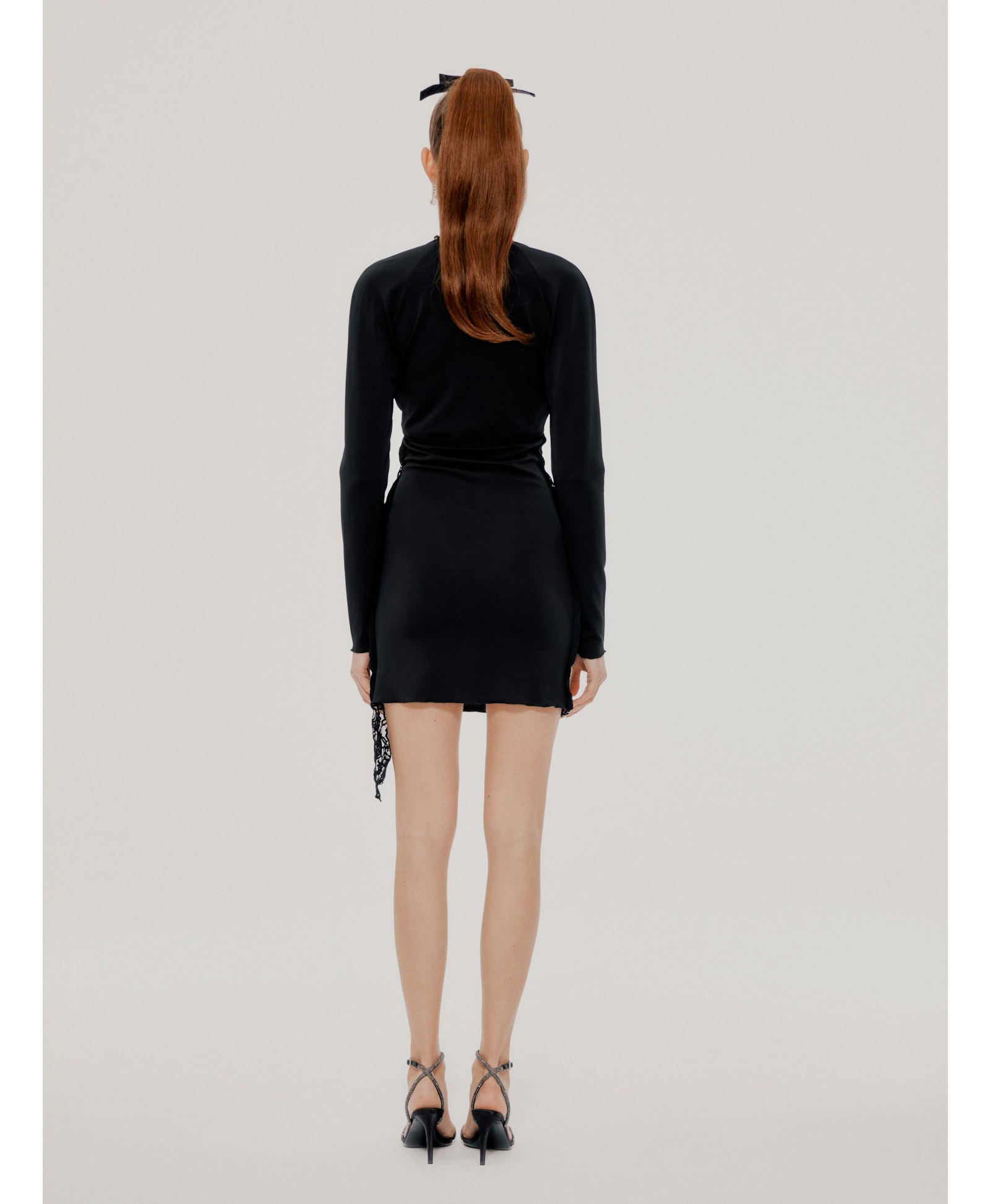 Black Sade Dress (Final Sale) in Black made by Nana Jacqueline