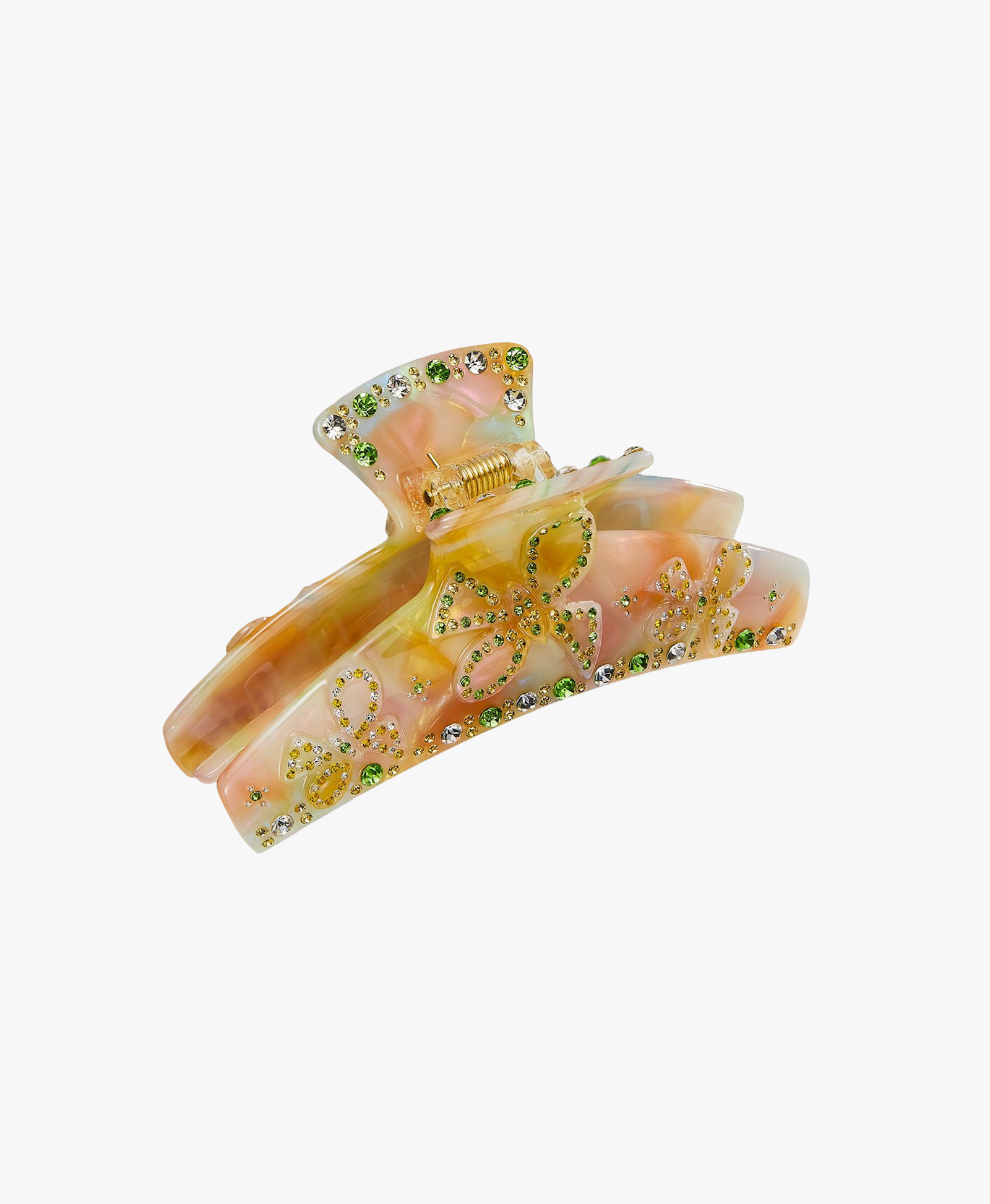 Bella Crystal Claw Clip (Yellow) in Yellow made by Nana Jacqueline