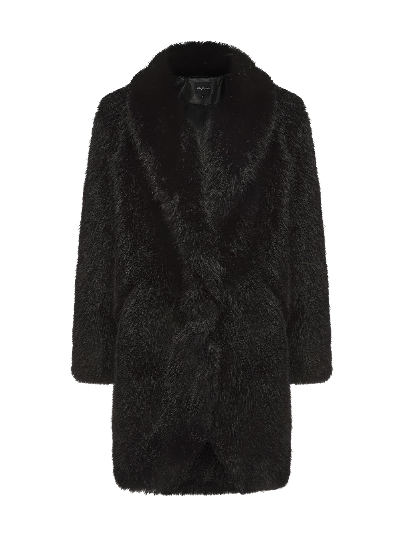 Shop Nana Jacqueline Sofia Fur Coat (black)