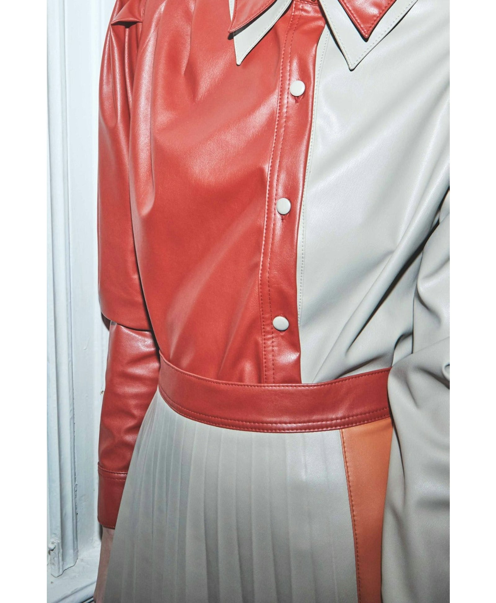 Magno Pleated Midi Skirt made by Nazli Ceren
