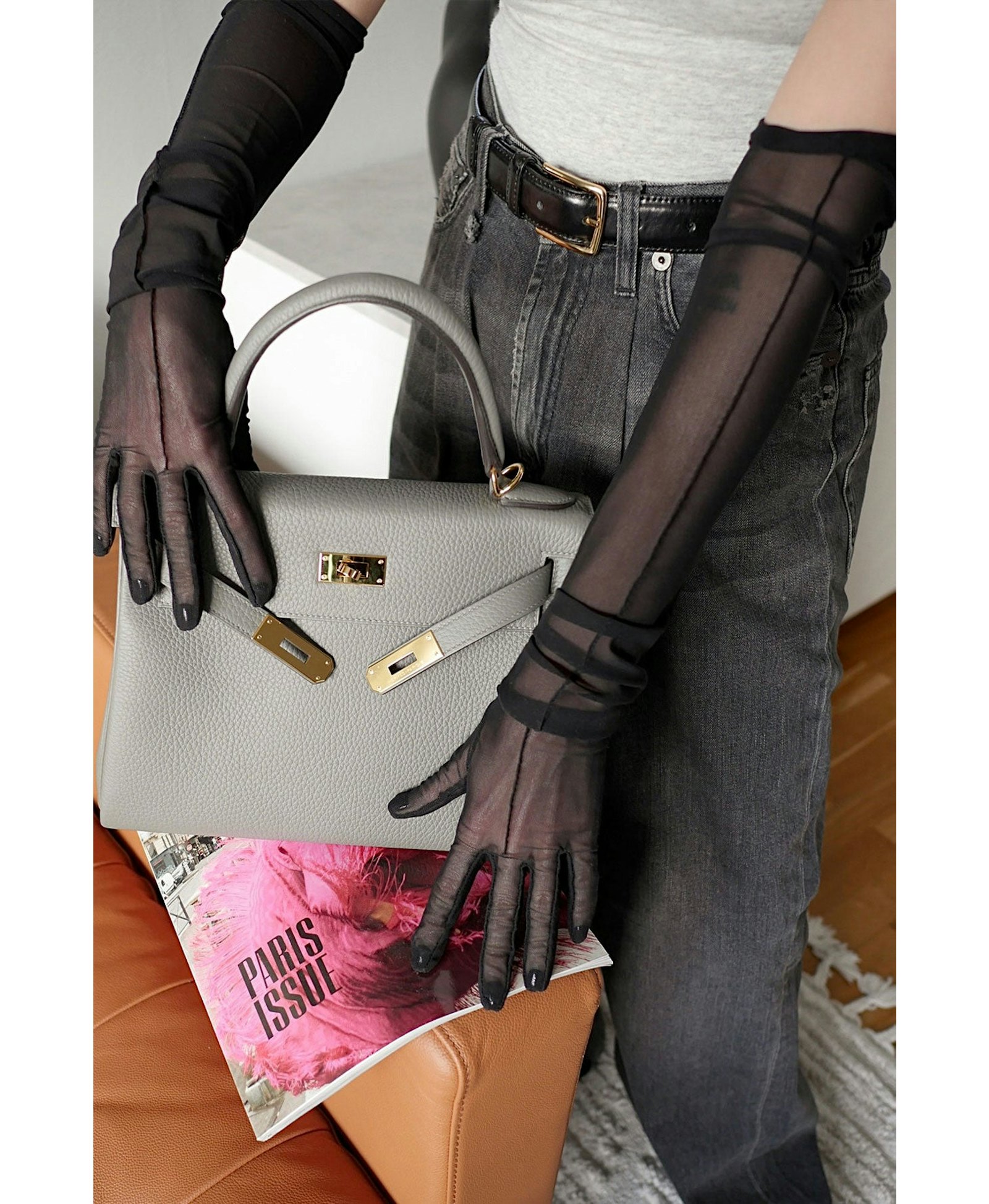 Mesh Long Black made by Handsome Stockholm