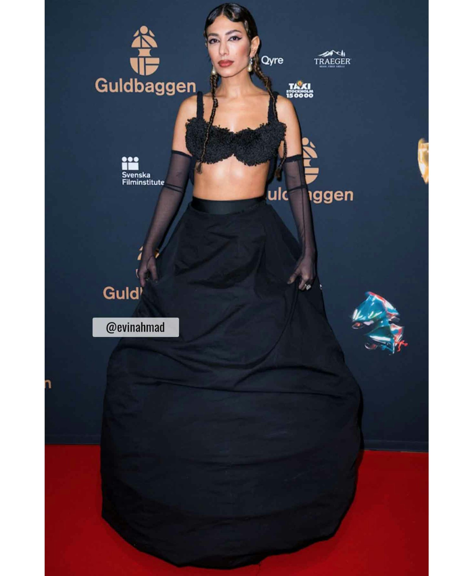 Mesh Long Black made by Handsome Stockholm