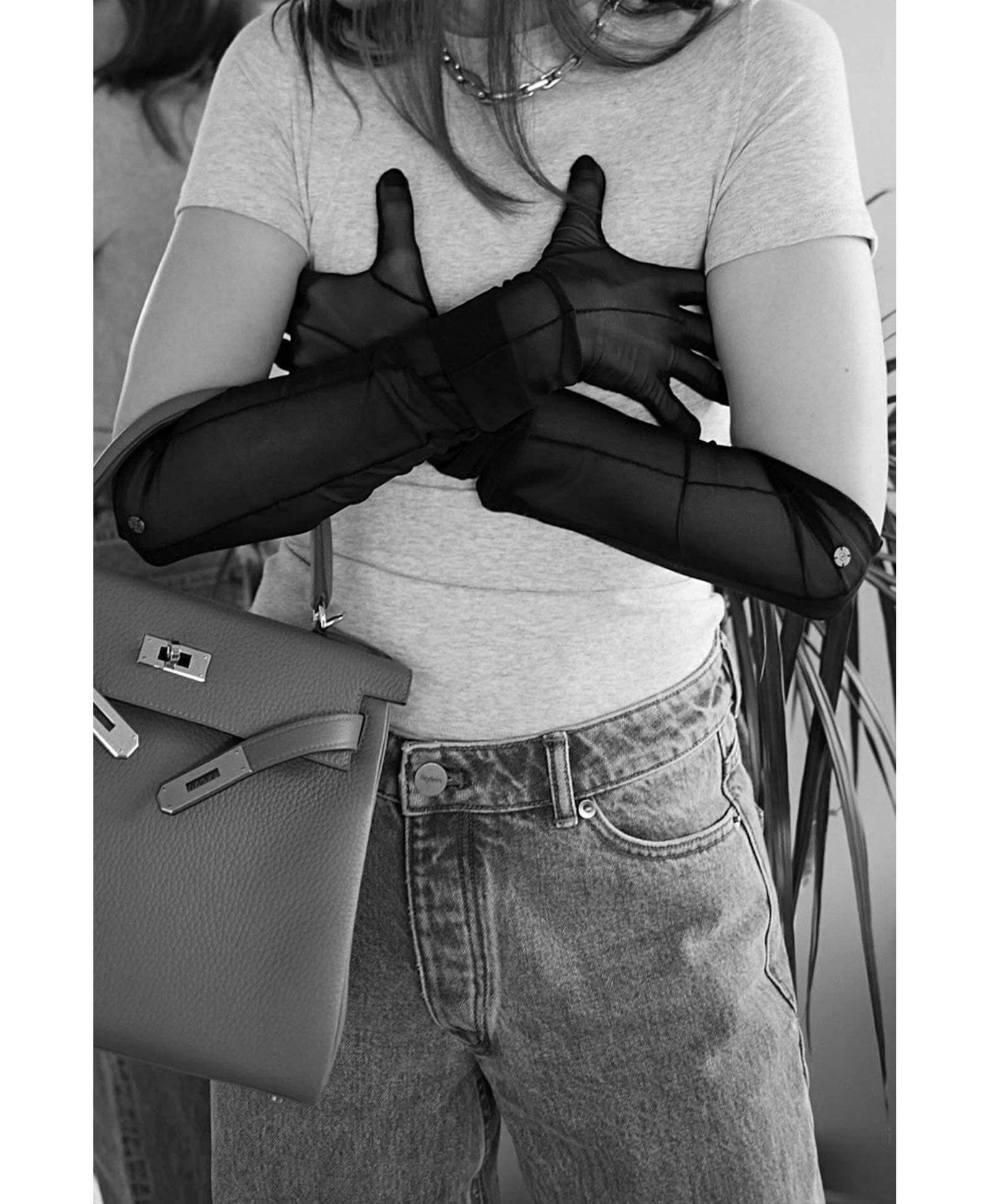 Mesh Long Black made by Handsome Stockholm