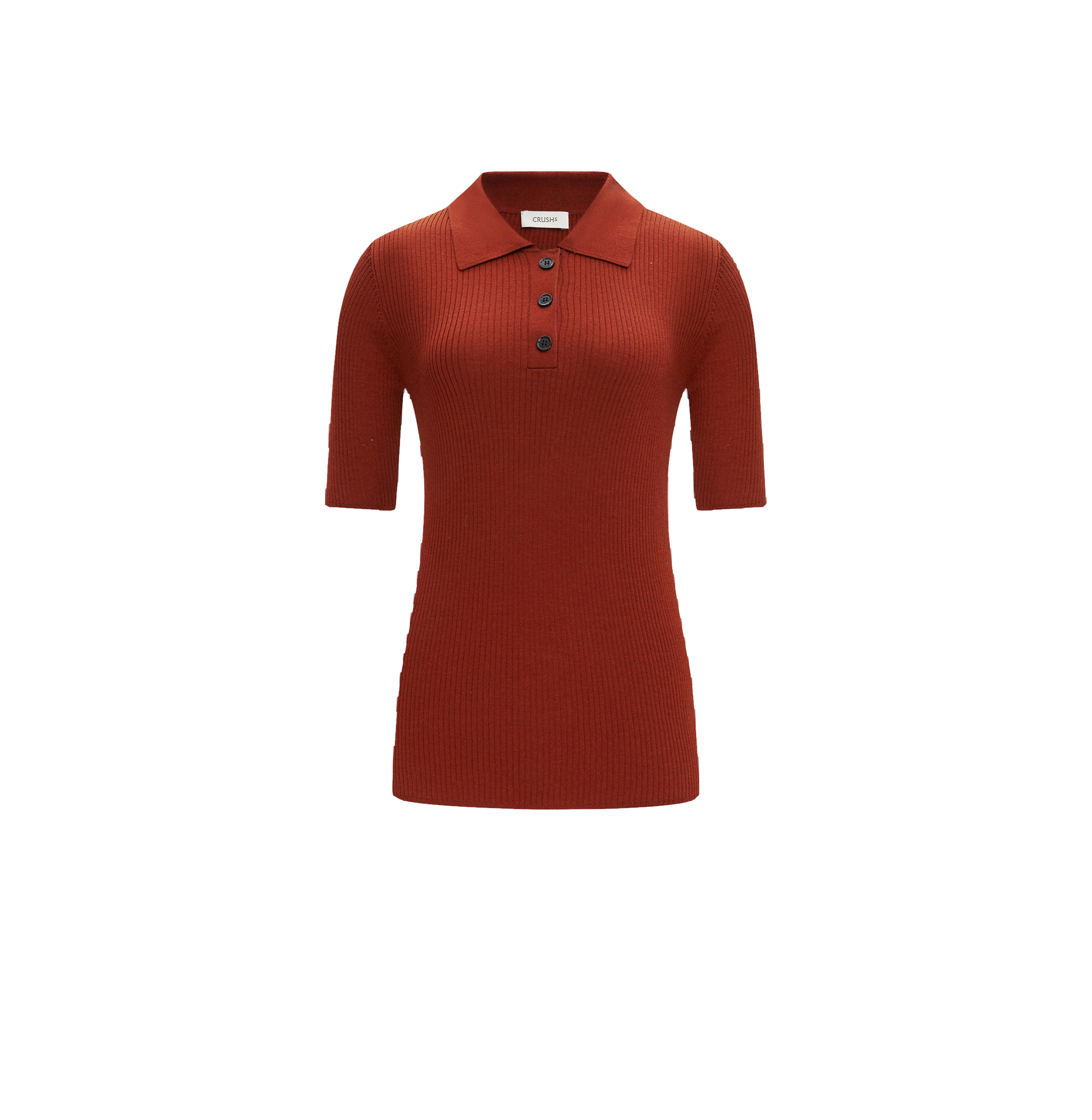 Crush Collection Silk And Wool Polo Shirt In Brown