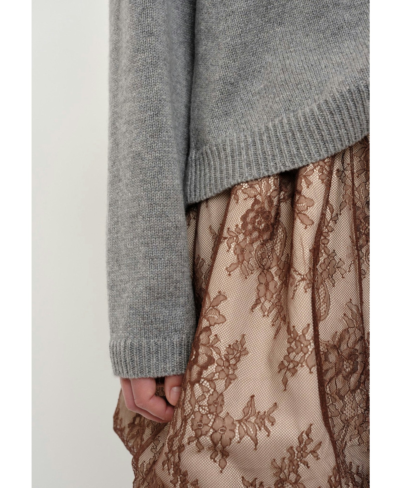 Vivi Knit Cardigan - Light Grey made by HERSKIND