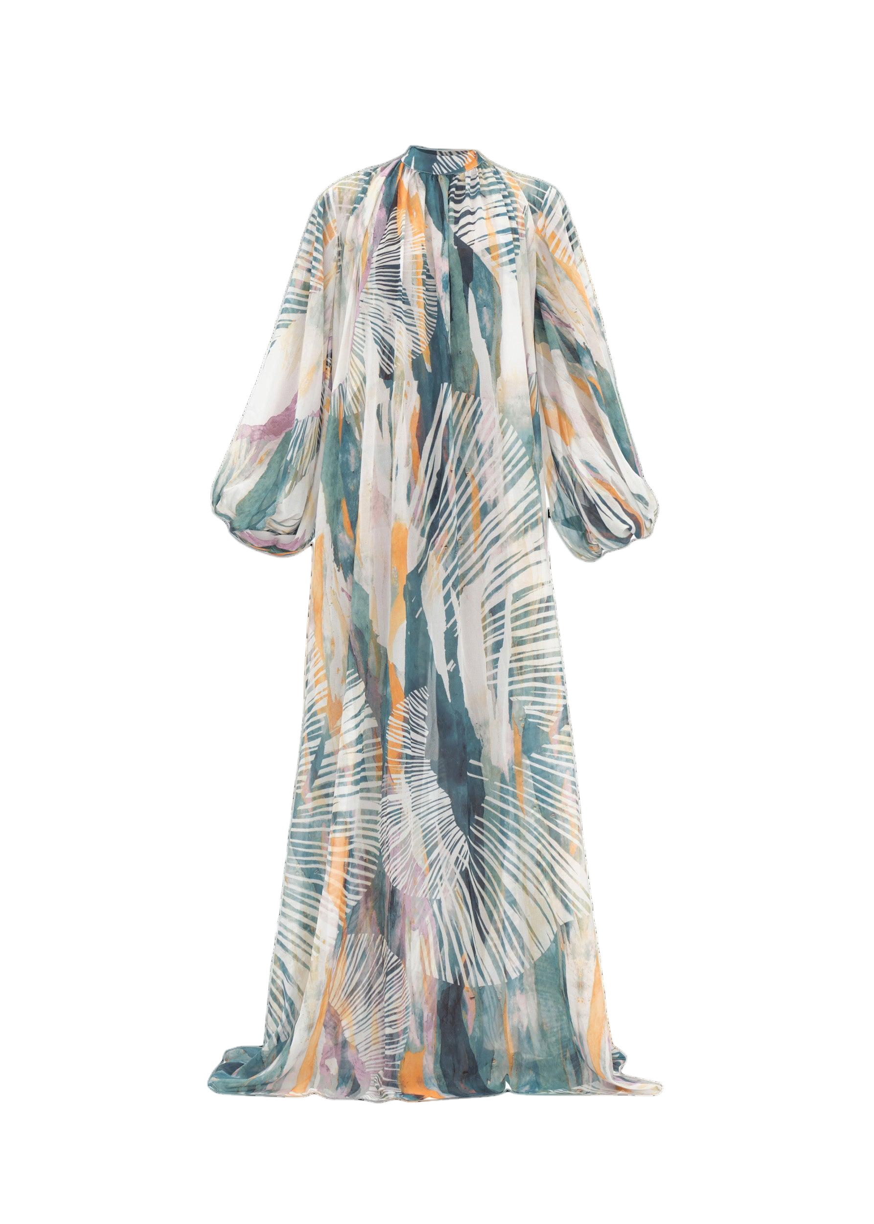 Andrea Iyamah Sade Cover-up Abstract Bark Dress