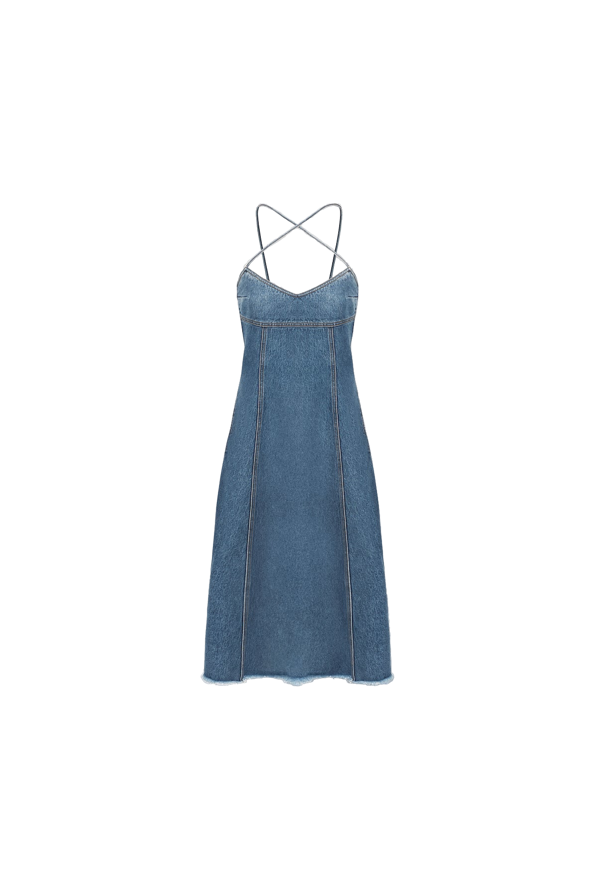 Shop Occleus Palmer Dress In Blue