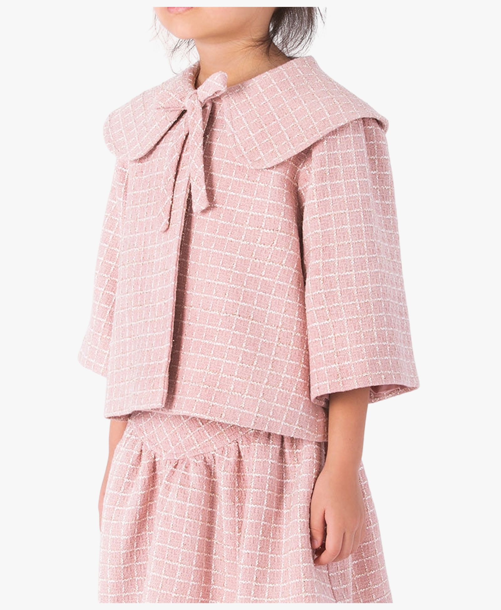 Bouclé Tweed Girls Jacket made by Mama Luma