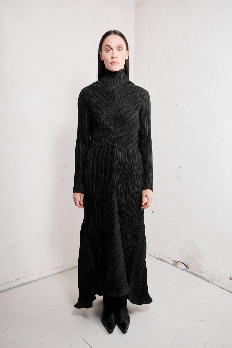 Shop Tamar Keburia Sacagawea Dress In Black