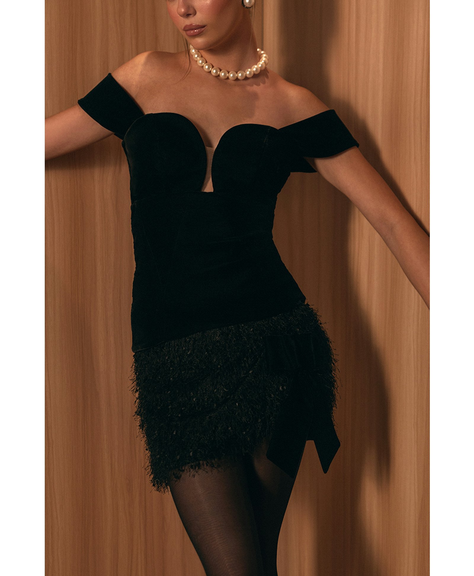 Velvet Contour Corset made by Monika Dimova