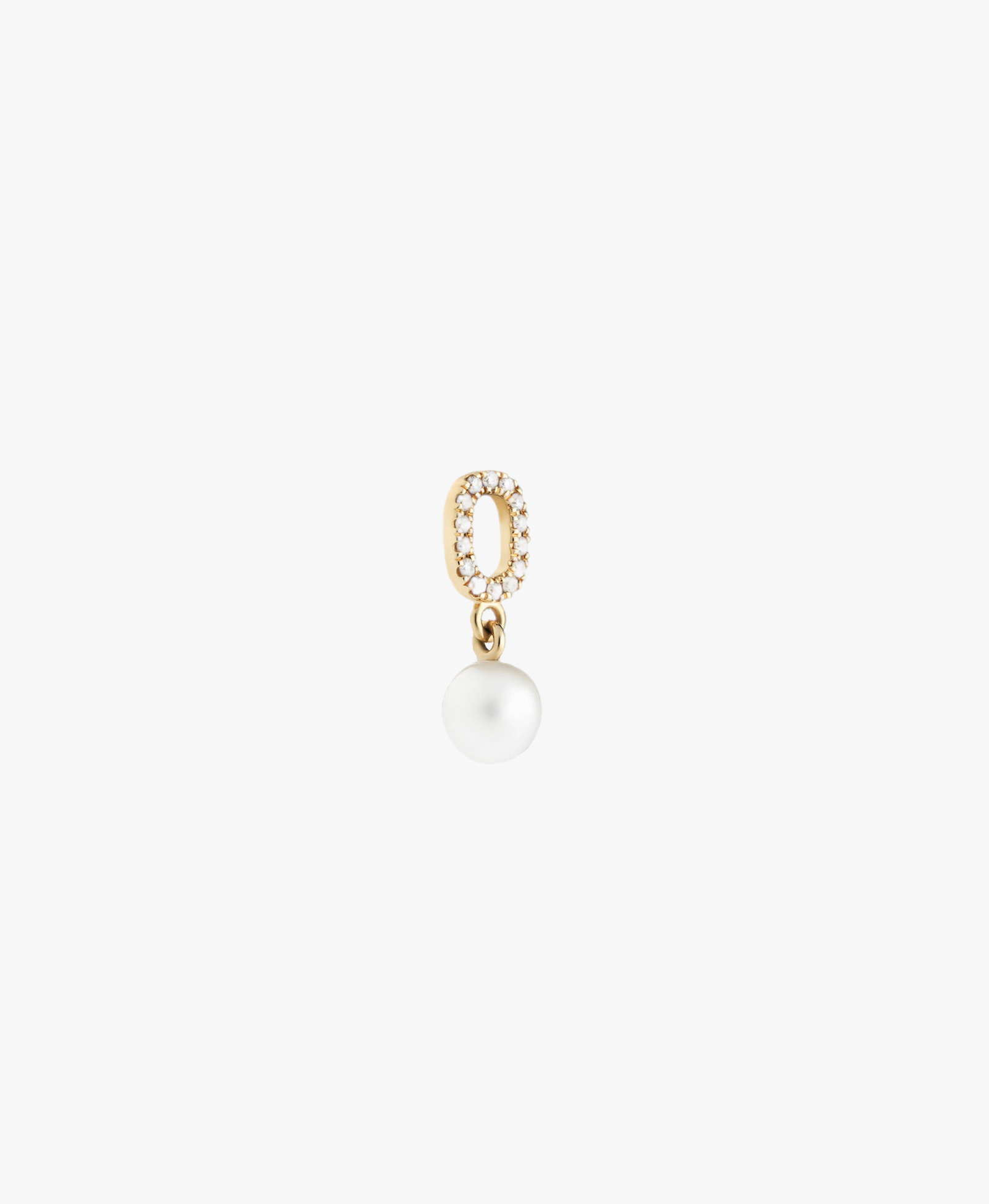 DIAMOND & PEARL PENDANT - YELLOW GOLD made by ENNUI