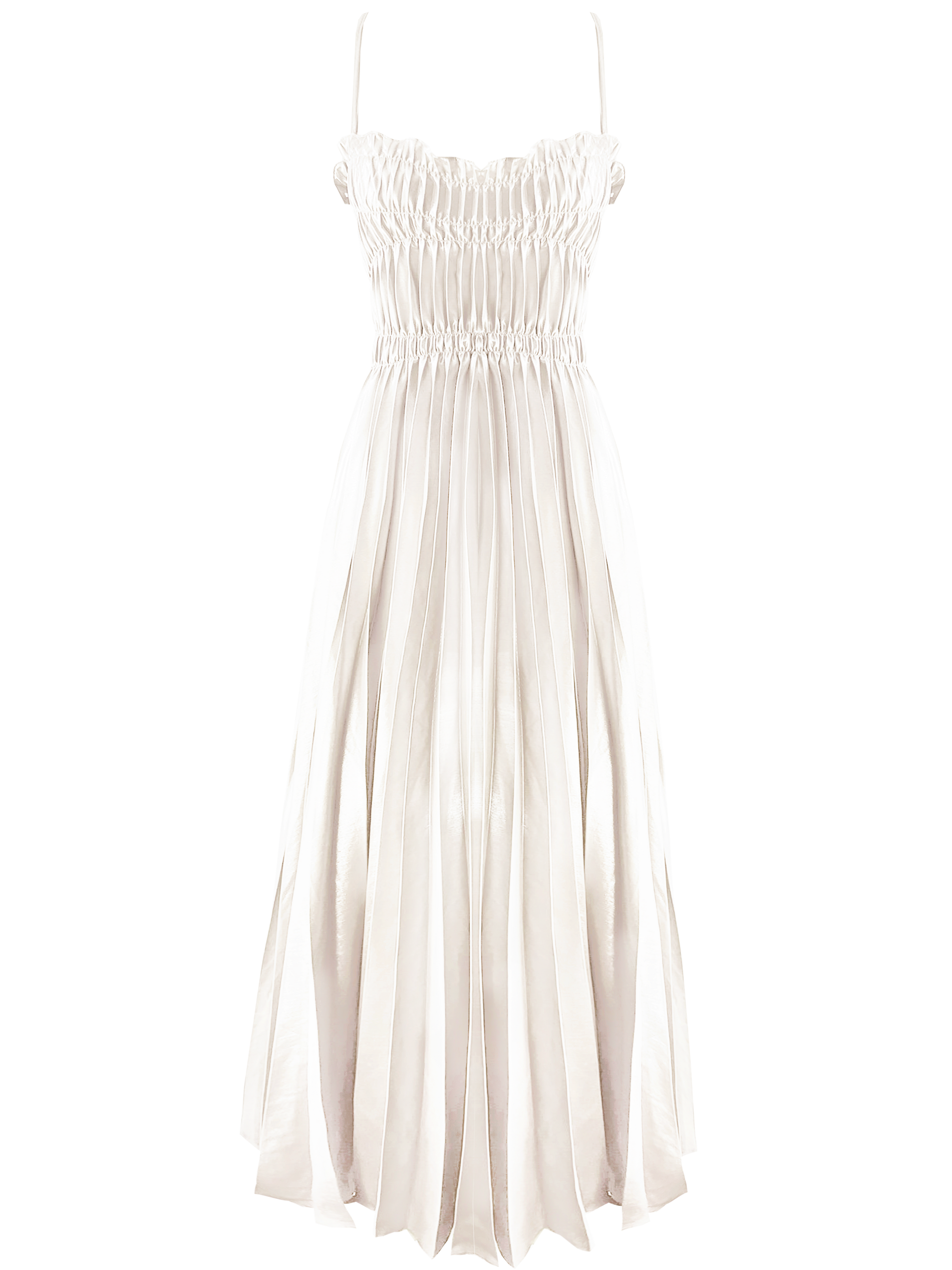 Shop Georgia Hardinge Metal Dress In White