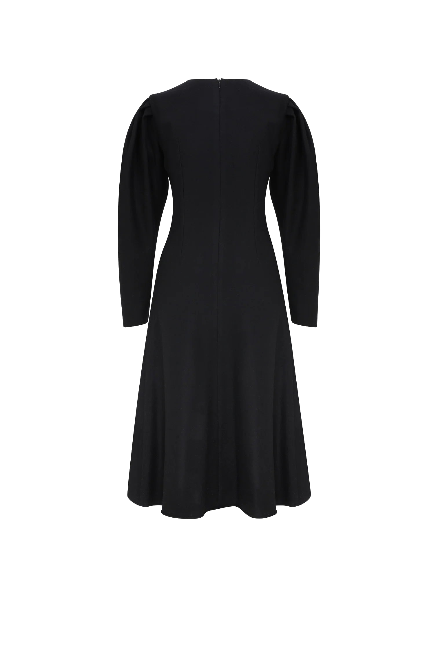 Shop Nazli Ceren Bitte Wool Dress In Charcoal