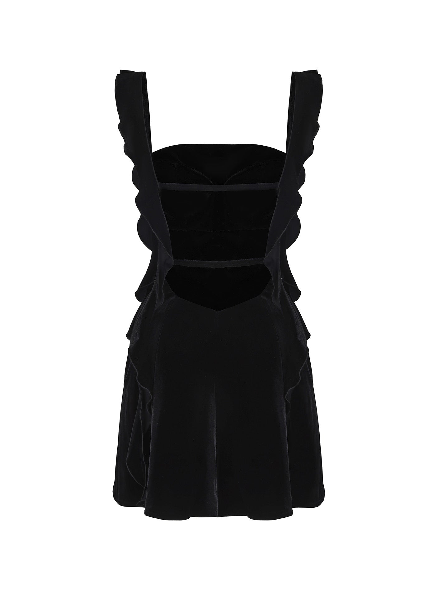 Shop Nana Jacqueline Karina Velvet Dress (black)