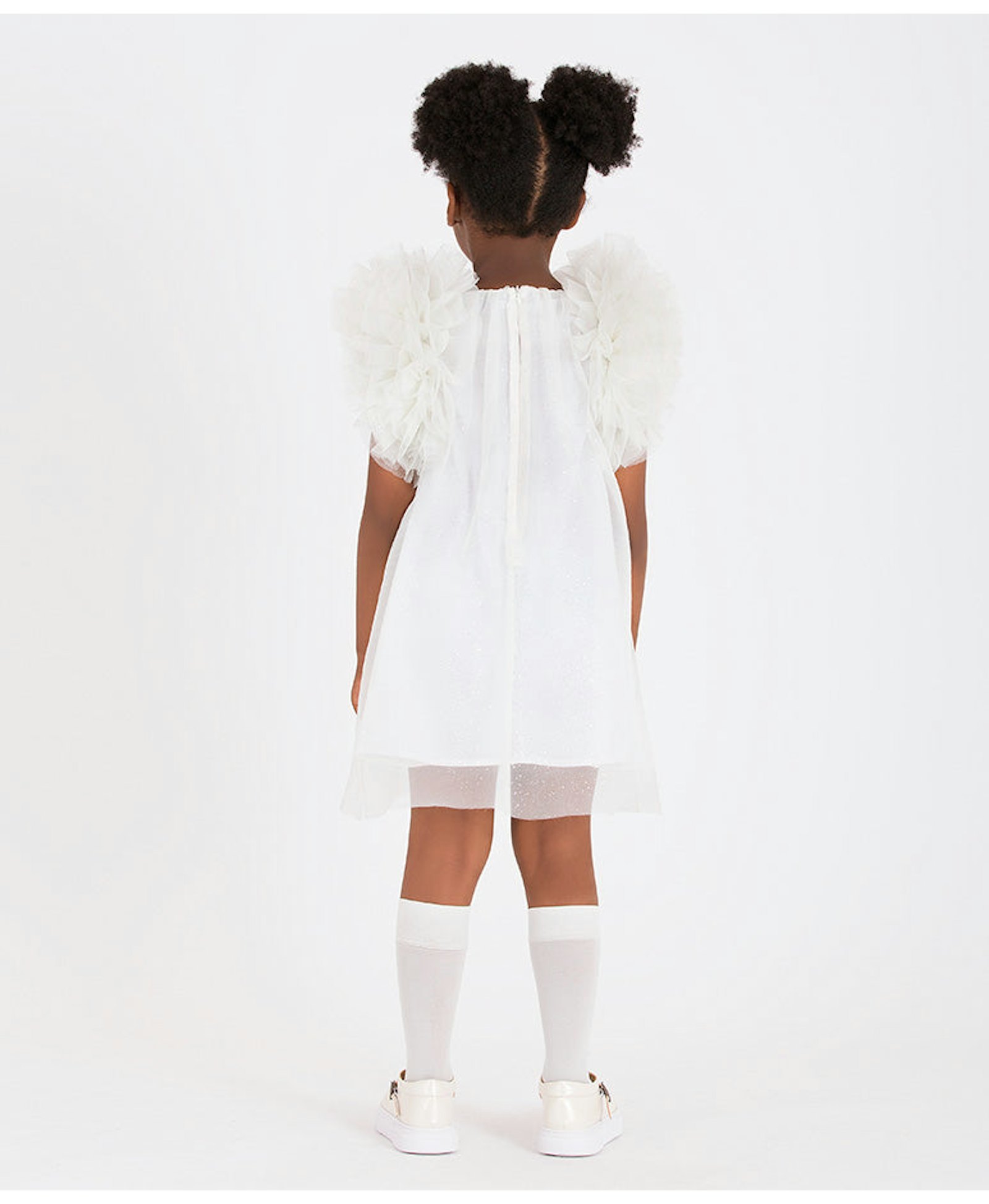 Shimmering Ruffles Dress made by Mama Luma