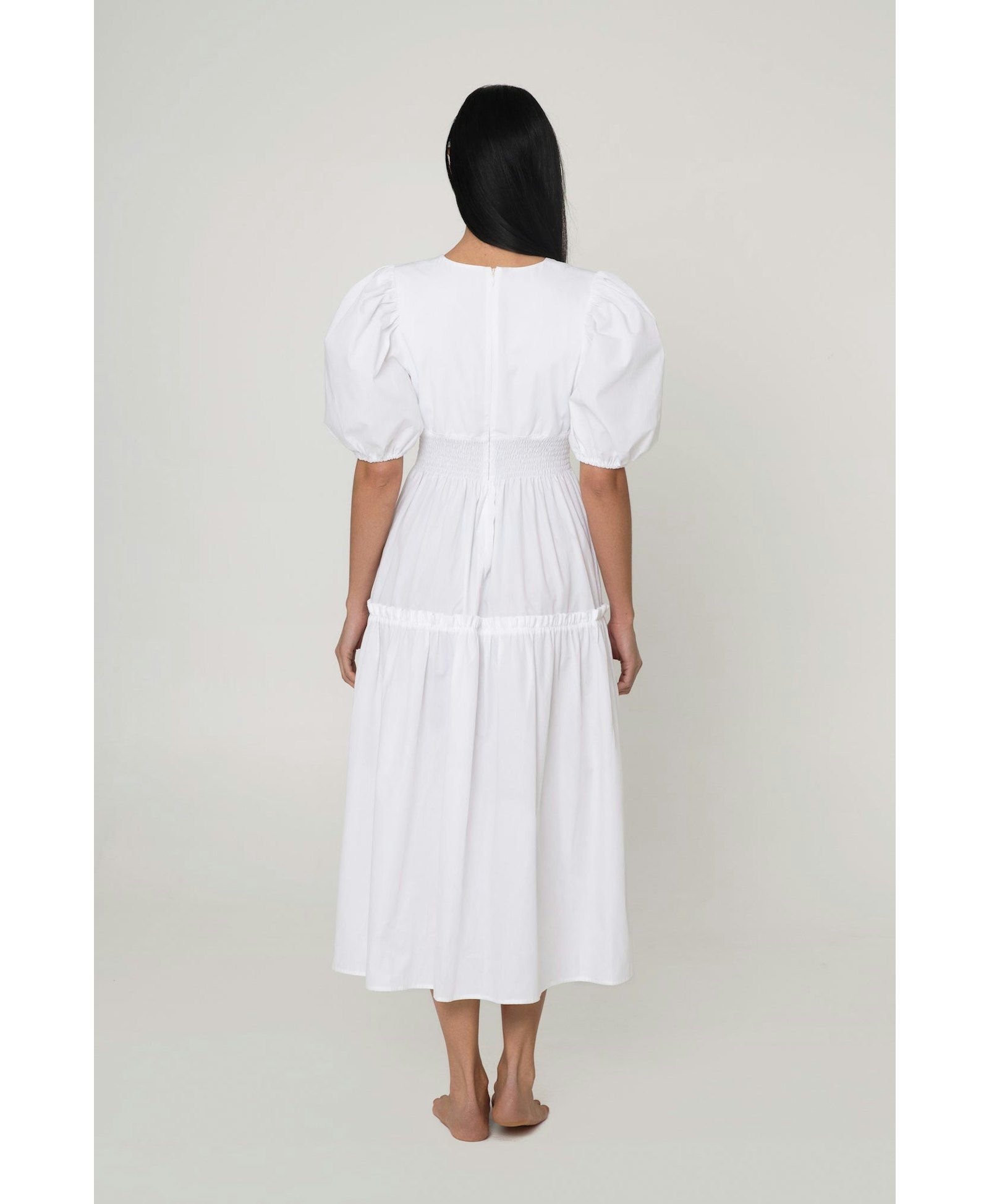 Danielle dress white in White made by MandiBreeze