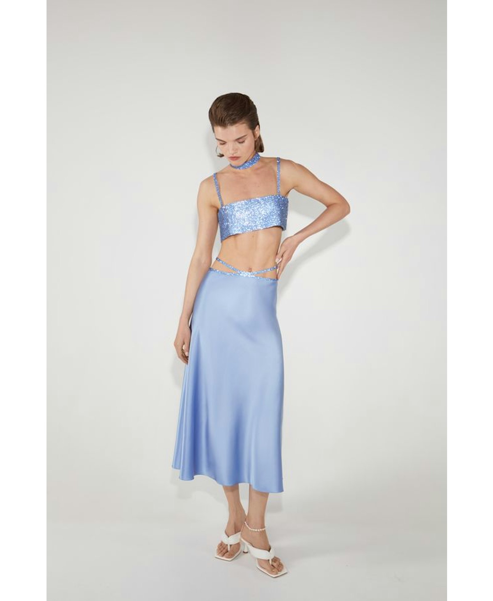 Silk skirt Midi made by NUÉ