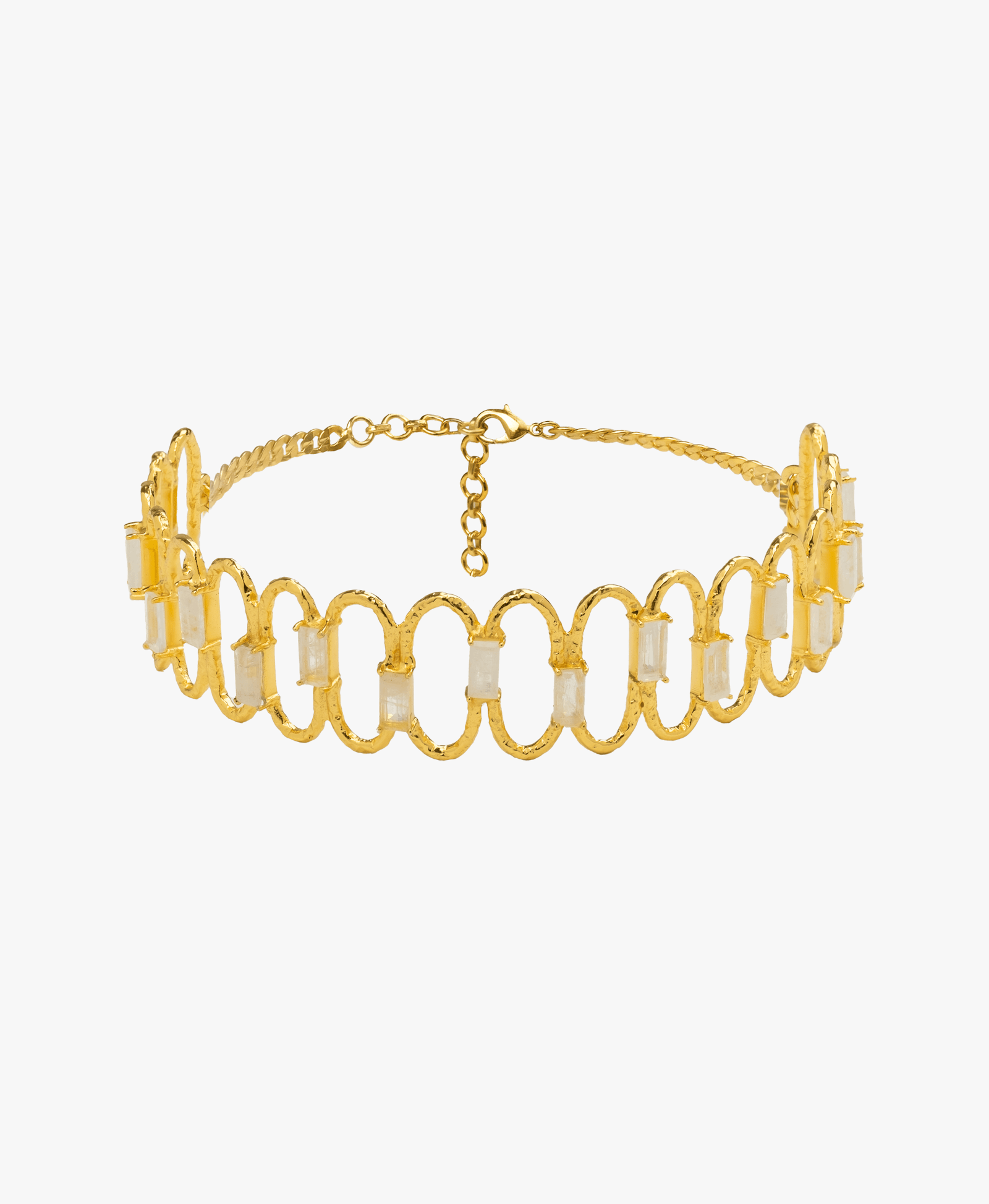 Choker Dorado Rígido Rinaldi made by Lavani Jewels