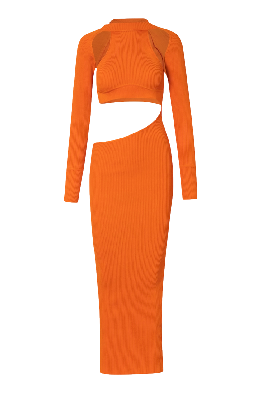 Baobab Alora Dress In Orange