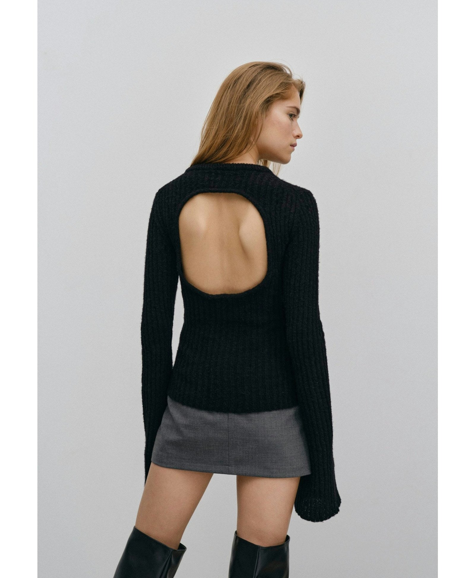 Lima Knit Blouse - Black made by HERSKIND