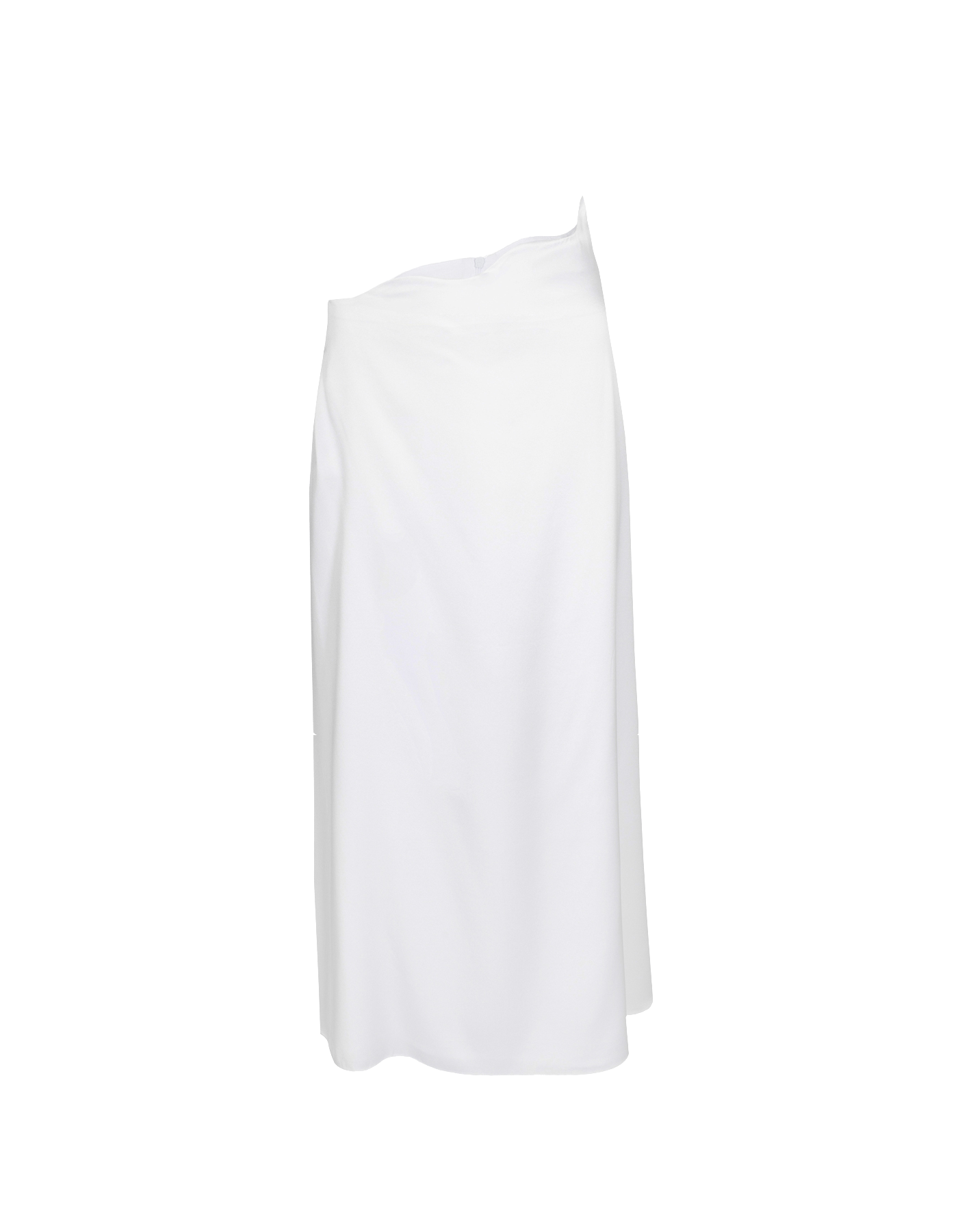 Maet Rhea Silk Skirt In White