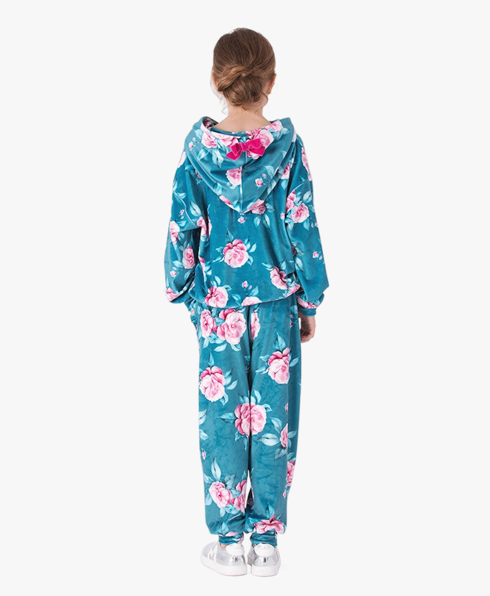 Cozy Floral Girls Tracksuit | 2 Pieces made by Mama Luma