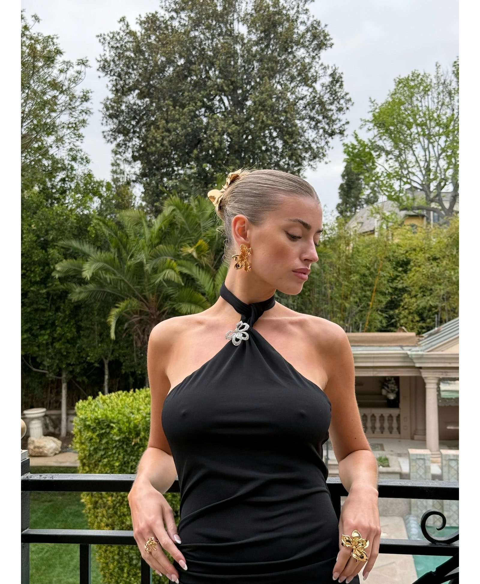 Eliana Dress (Black) made by Nana Jacqueline