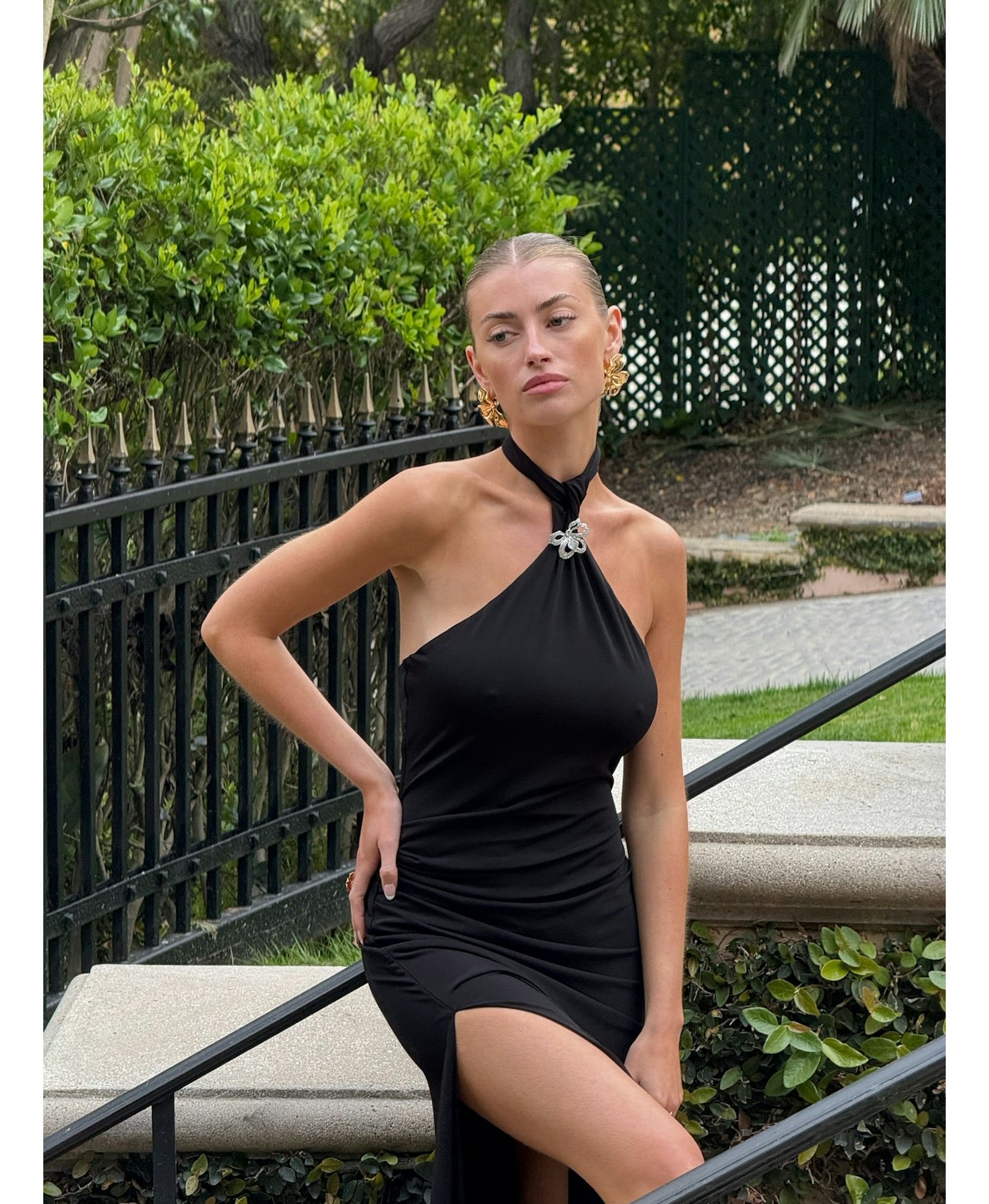 Eliana Dress (Black) made by Nana Jacqueline