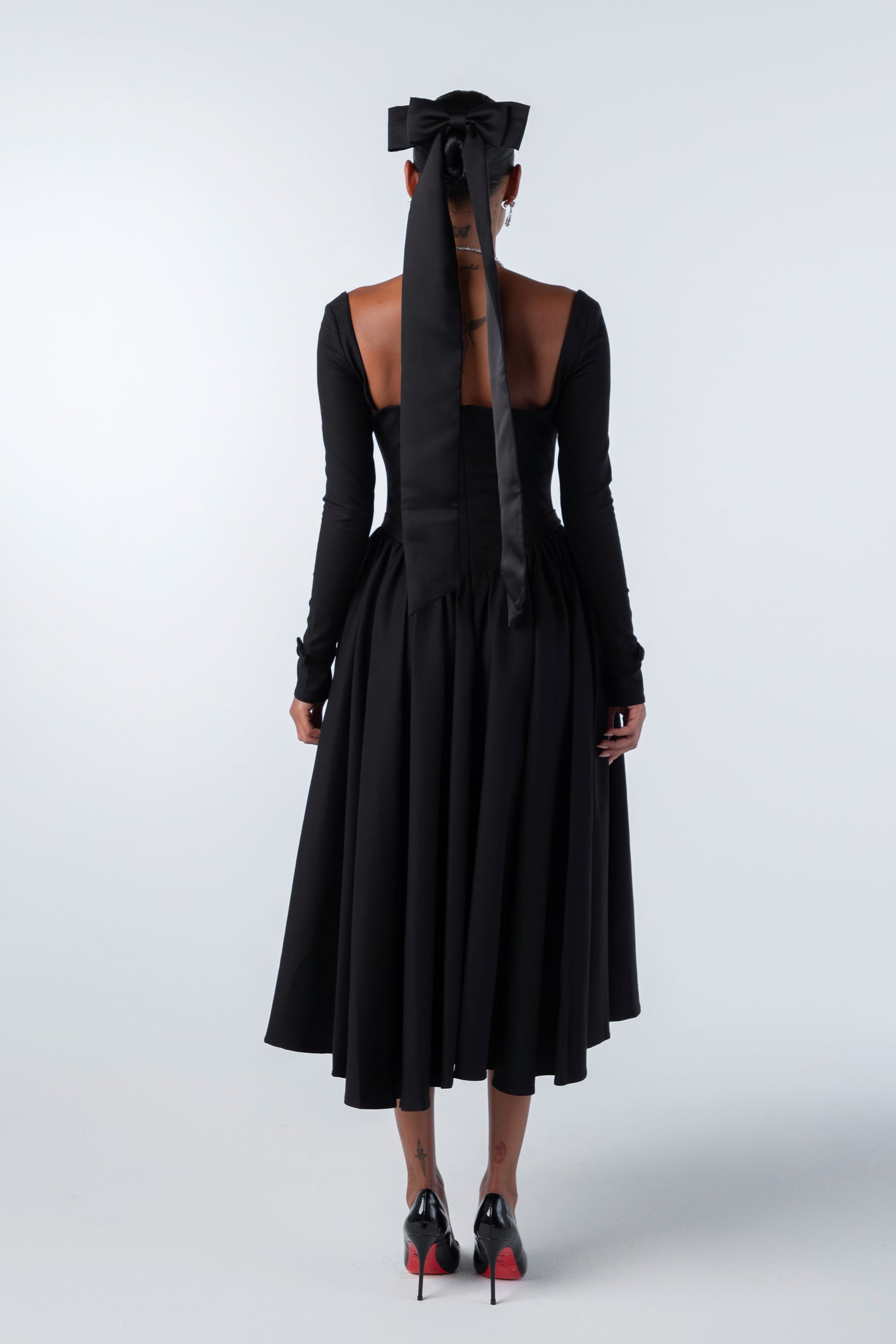 NANA JACQUELINE BERNADETTE DRESS (BLACK) 