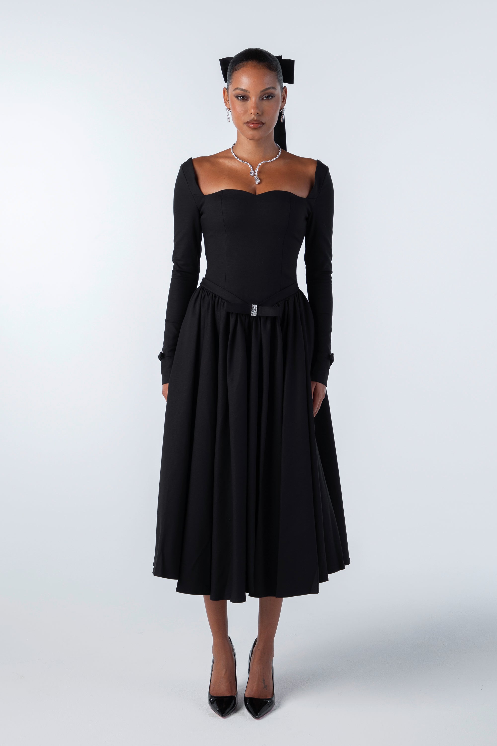 NANA JACQUELINE BERNADETTE DRESS (BLACK) 