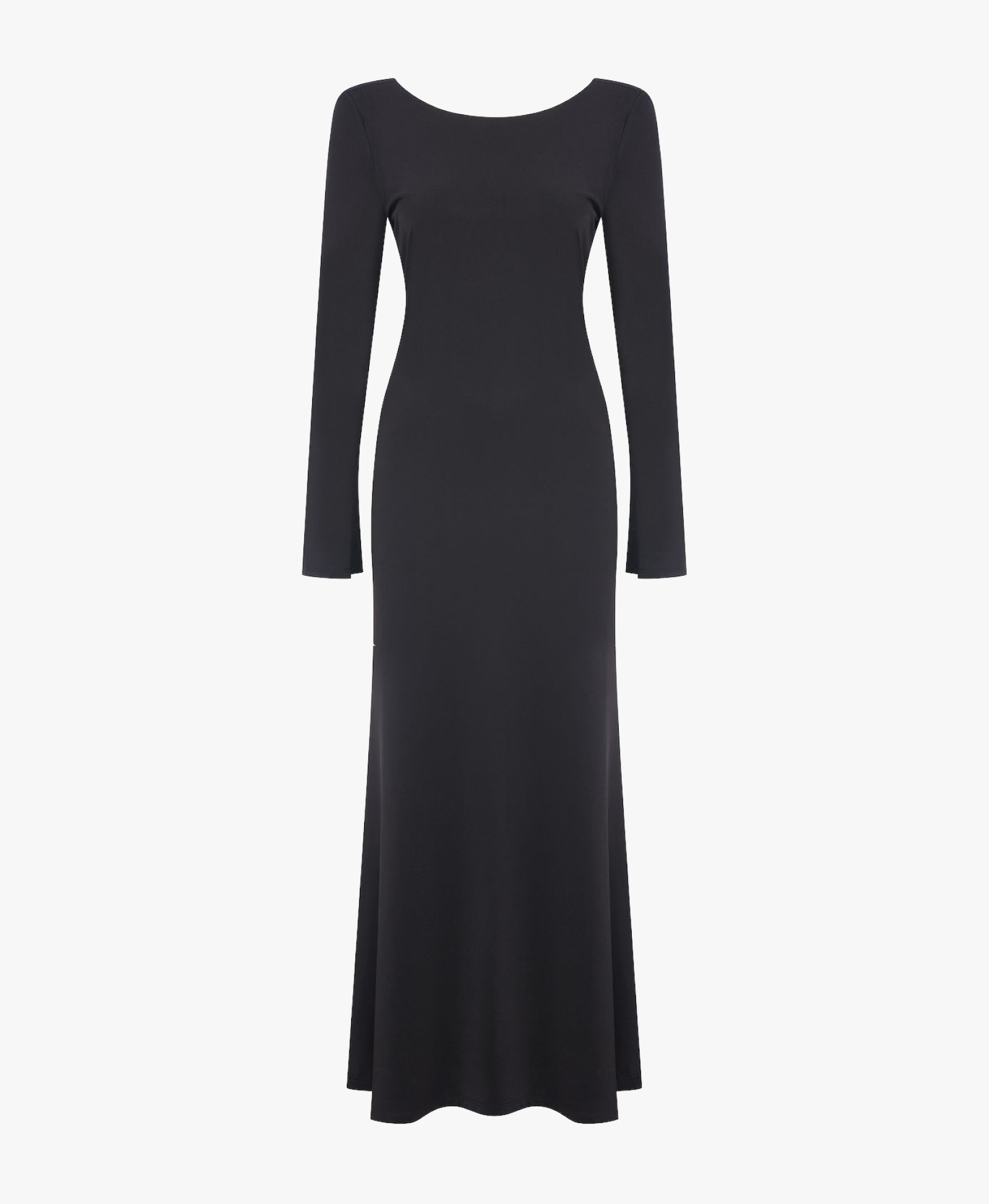 Irıs Jersey Long Dress With Open Back made by Nazli Ceren