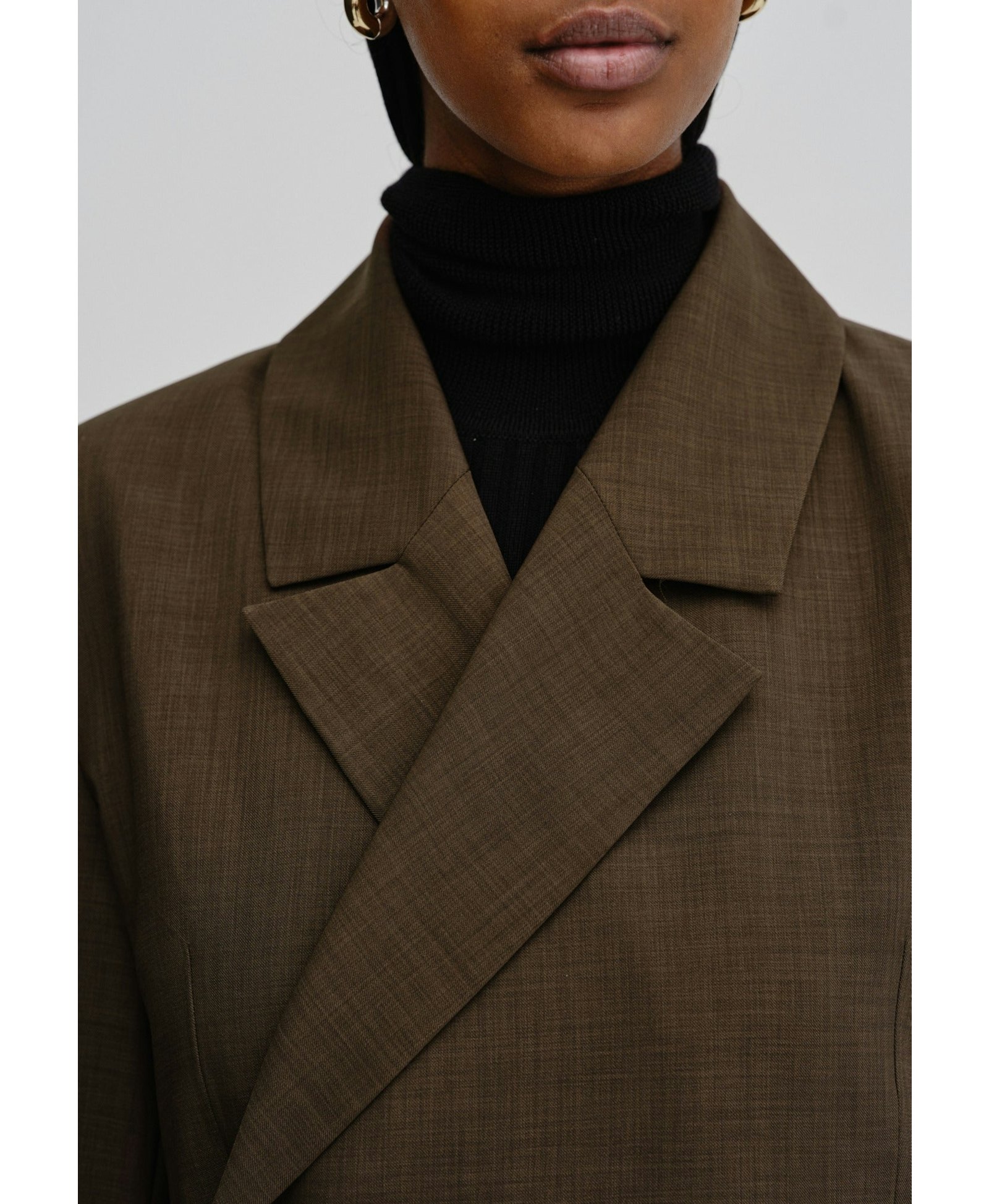 Lilith Blazer - Dark Chocolate in Brown made by HERSKIND