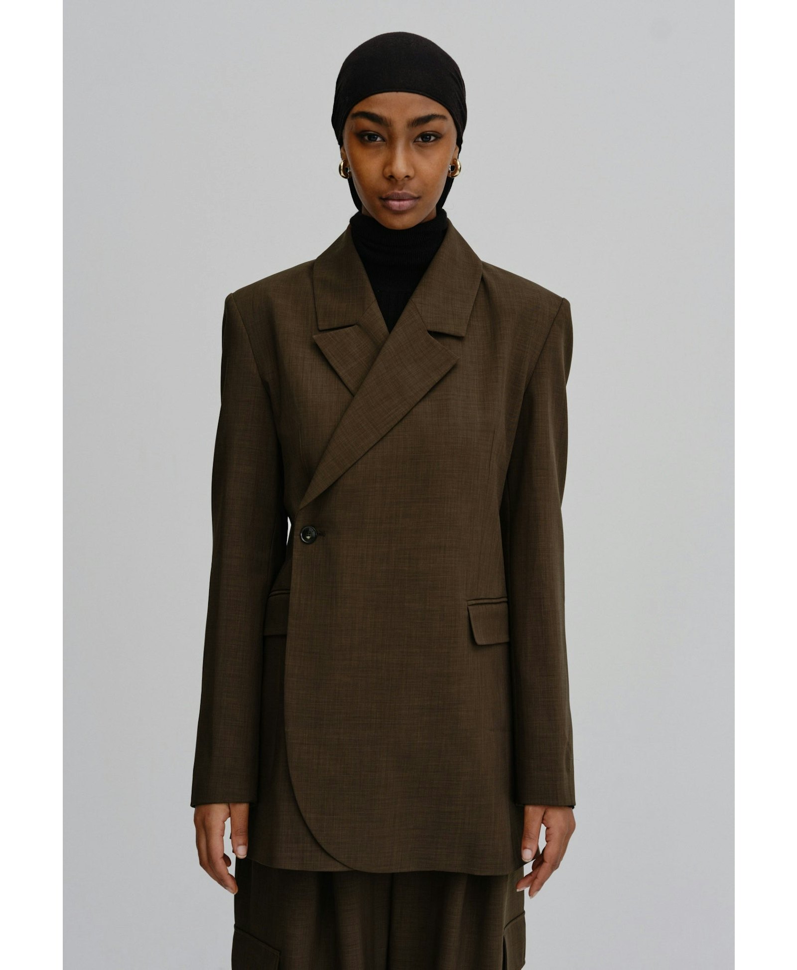 Lilith Blazer - Dark Chocolate in Brown made by HERSKIND