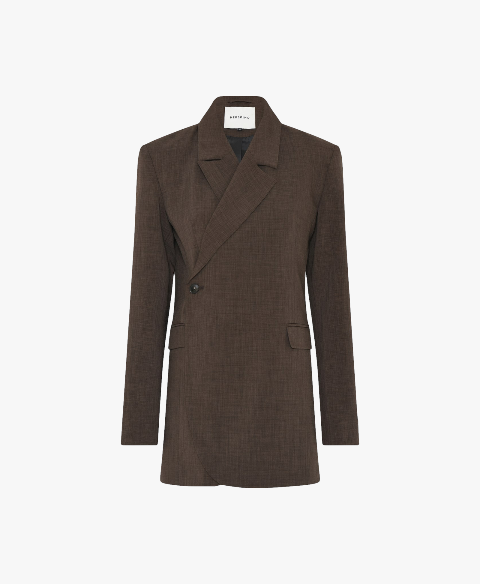 Lilith Blazer - Dark Chocolate in Brown made by HERSKIND