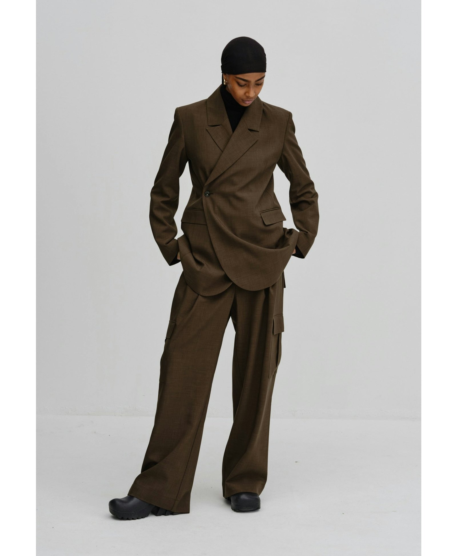 Lilith Blazer - Dark Chocolate in Brown made by HERSKIND
