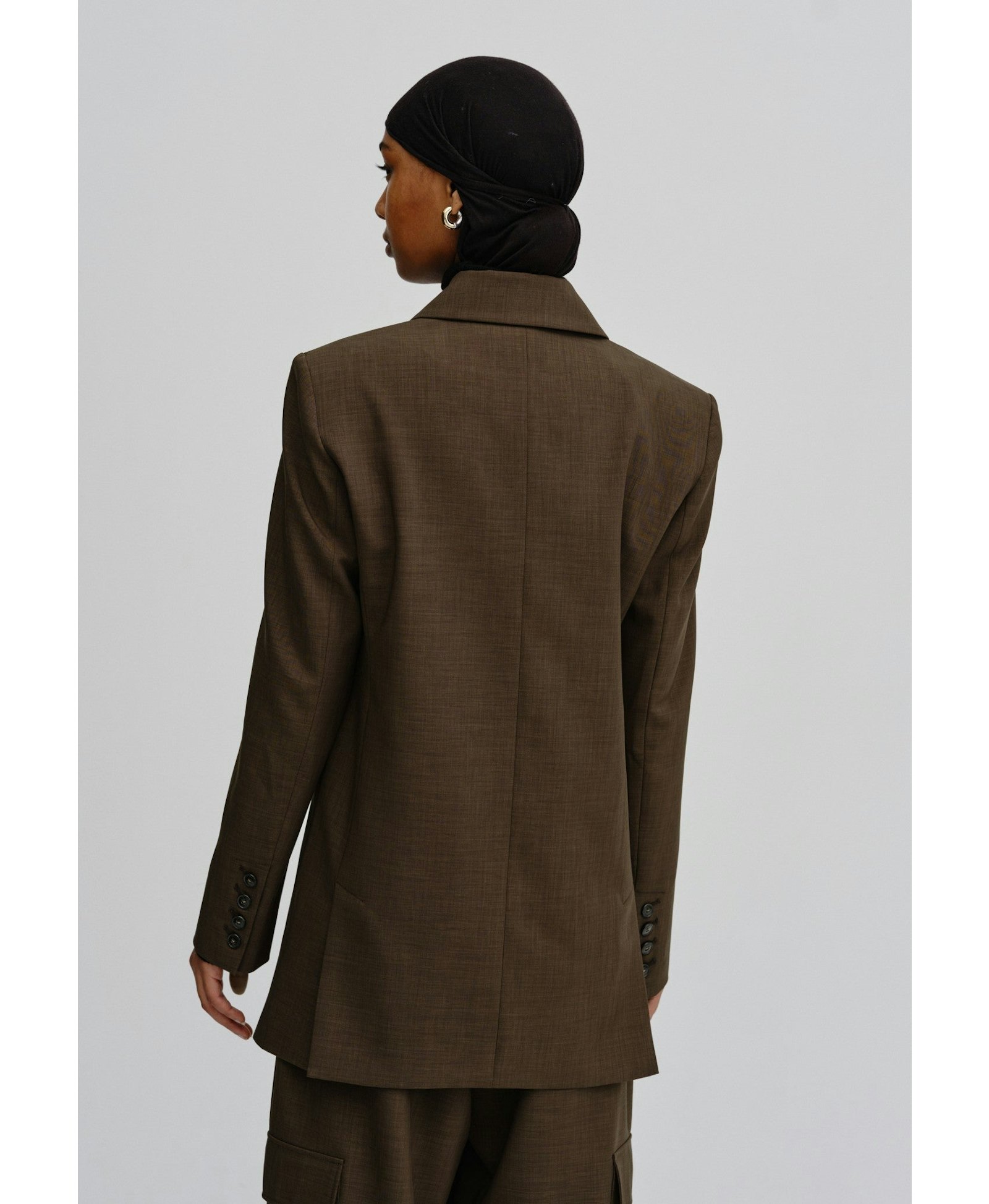 Lilith Blazer - Dark Chocolate in Brown made by HERSKIND