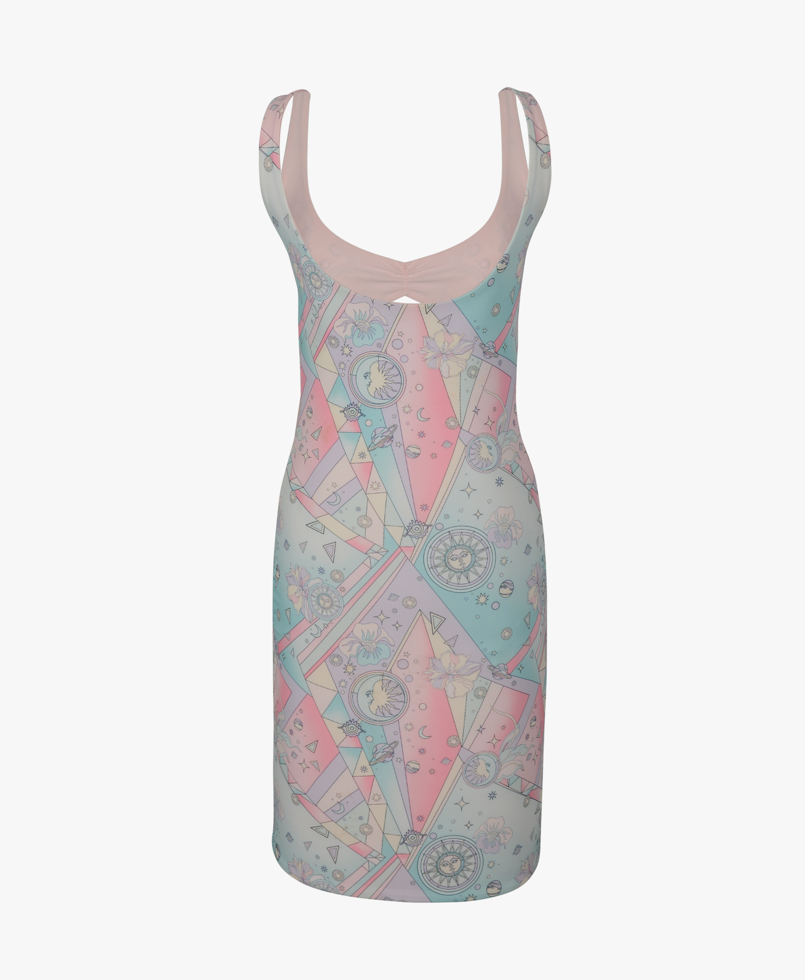 Alana Hand Embroidered Multi-Coloured Party Dress made by Oceanus Swimwear