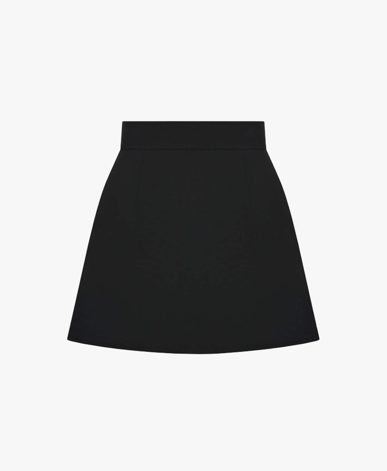 BUTTON EMBELLISHED MINI SKIRT made by KEBURIA