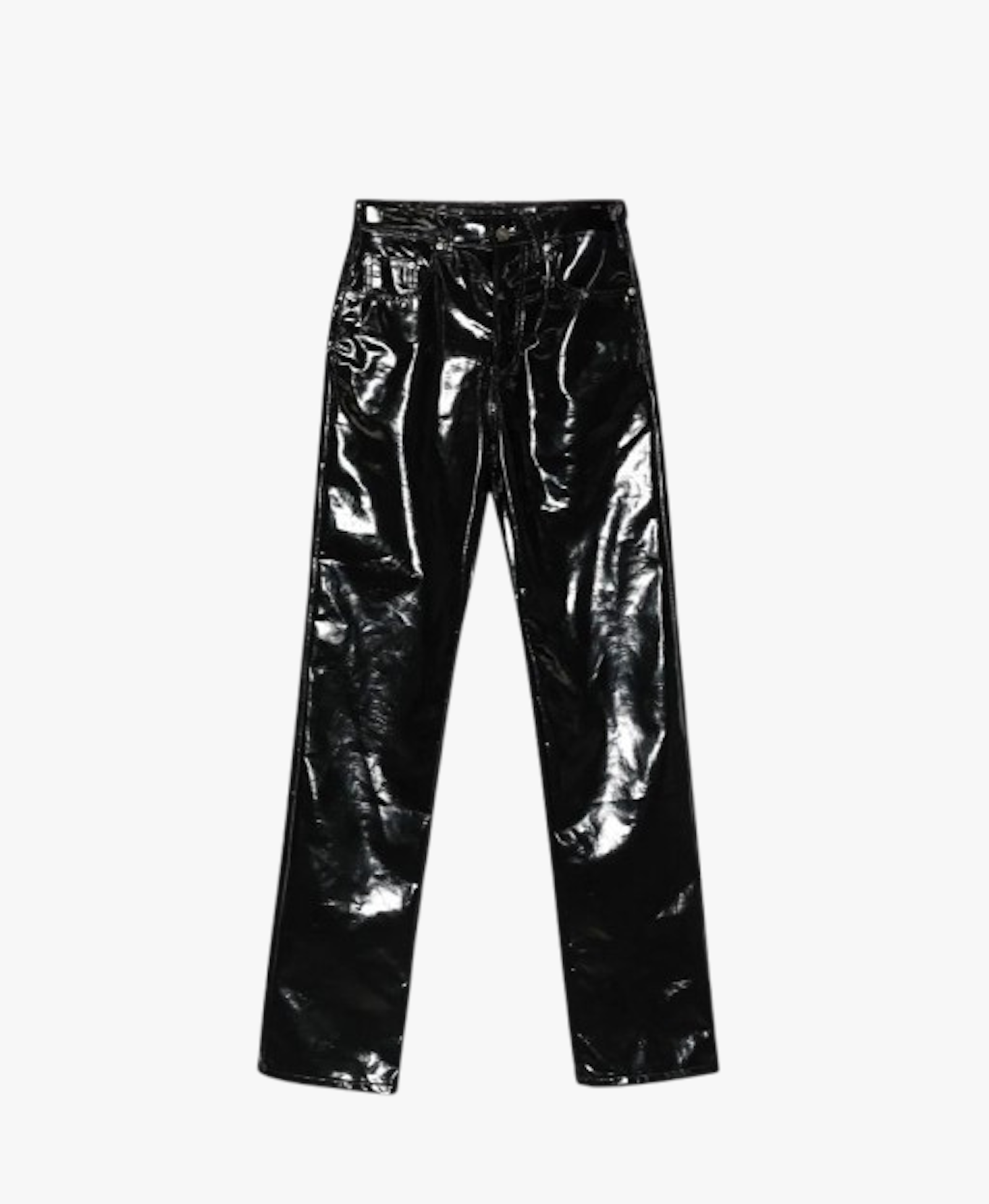 Vinyl Pants in Black made by AFTERHOURS