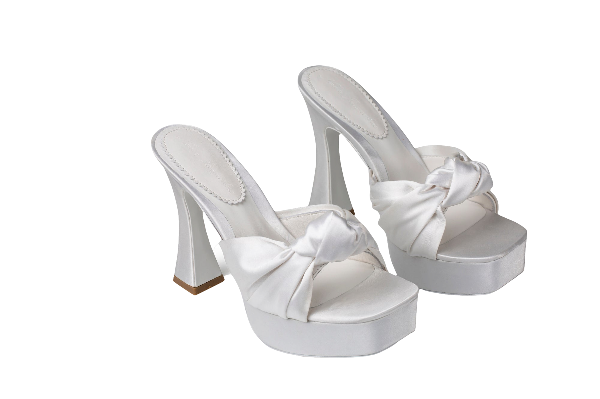 Nana Jacqueline Mara Platform Sandals (white)
