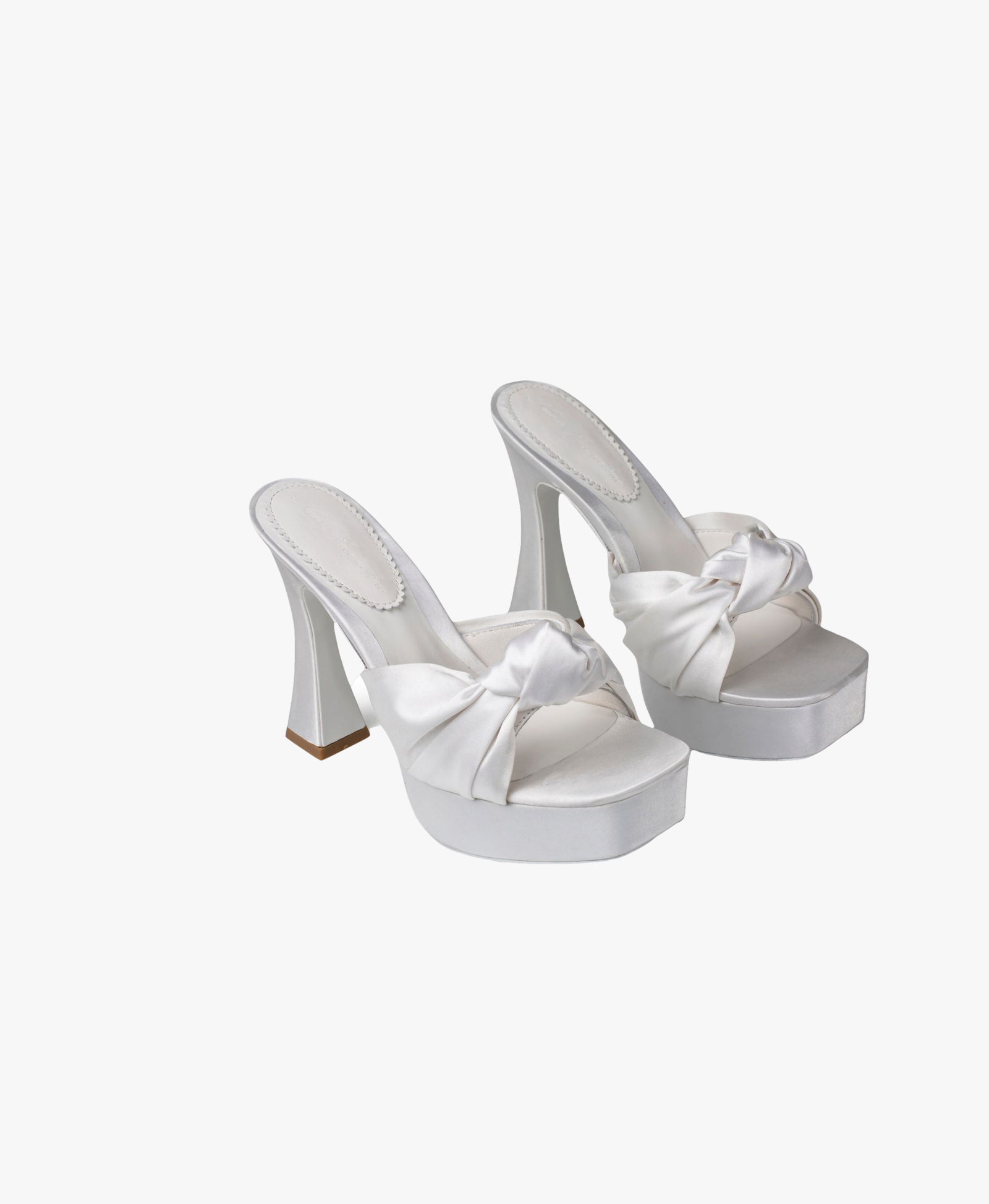 Mara Platform Sandals (White) in White made by Nana Jacqueline