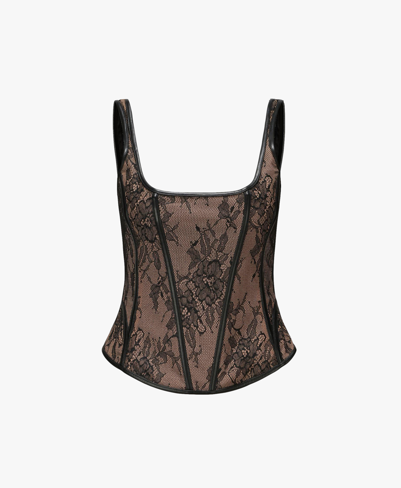 Emily Lace Top in Brown made by Nana Jacqueline